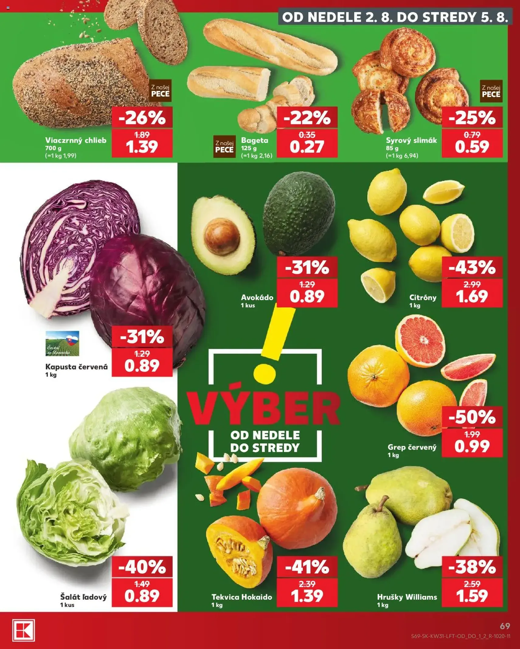 Kaufland leták - platný leták od 30.07.2026 strana 69 z 74