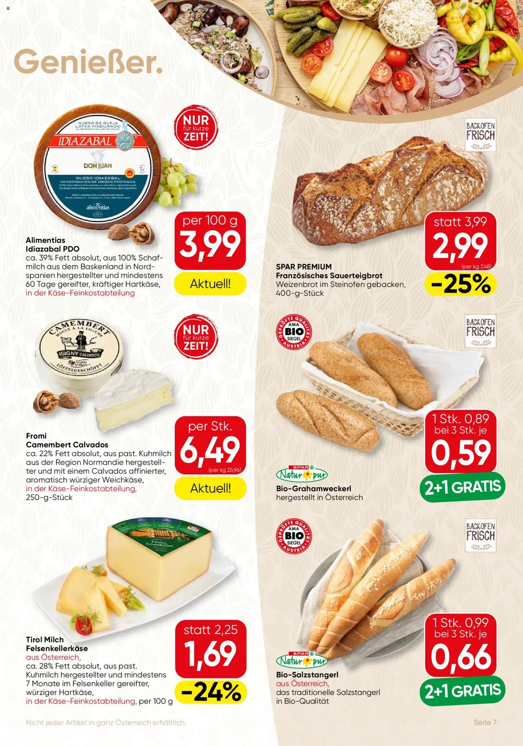 SPAR Gourmet Flugblatt - Gültiger Prospekt ab 07.05.2026, Seite 7 von insgesamt 12
