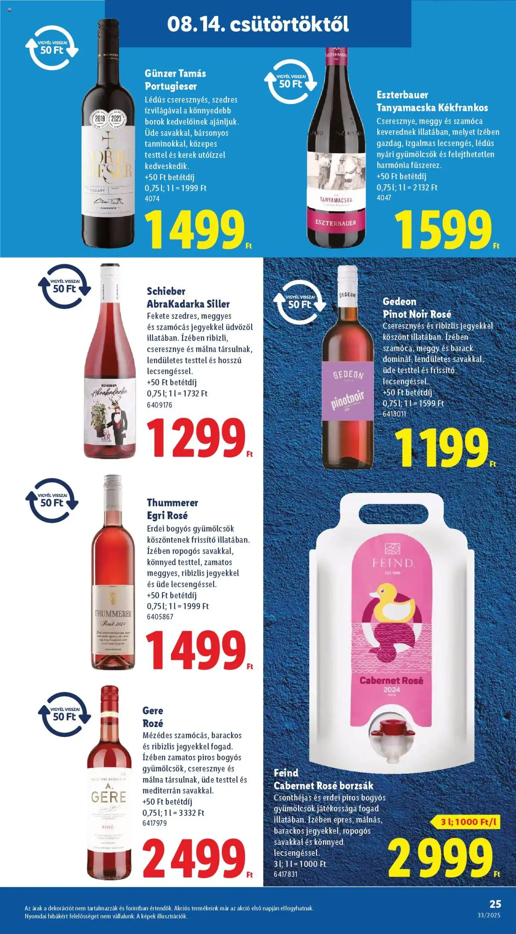 Lidl Akciós újság - 2025.08.14. érvényes szórólap 25 oldal 64 oldalból