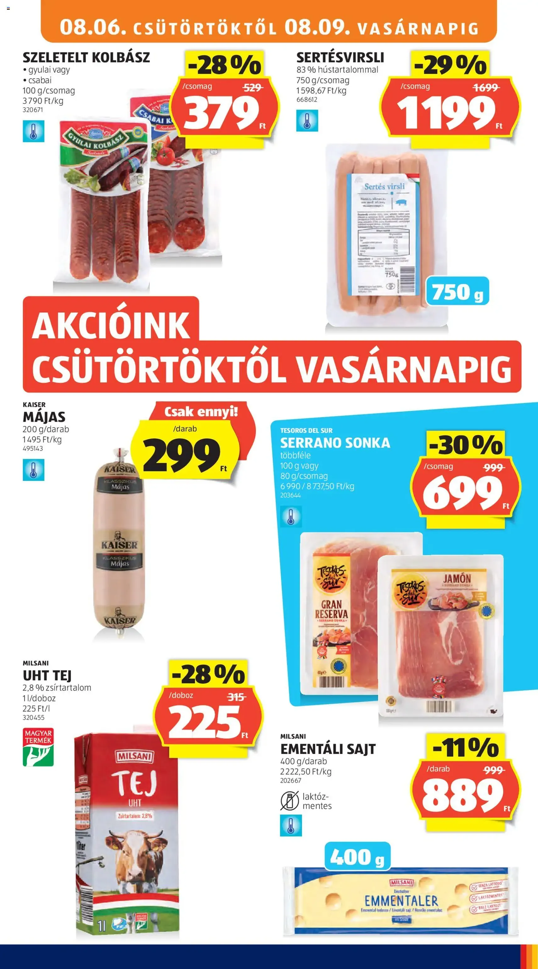 Aldi akciós újság - 2026.08.06. érvényes szórólap 19 oldal 50 oldalból