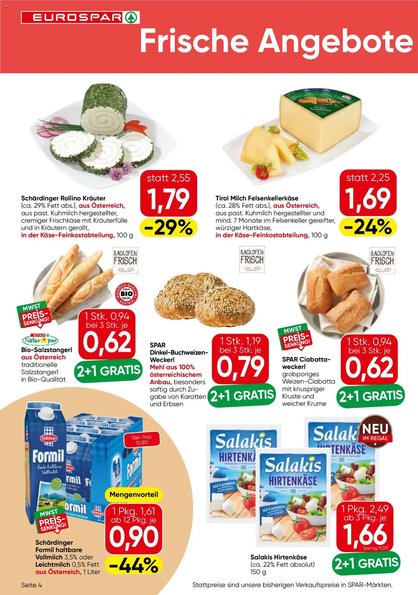 Eurospar Flugblatt - Gültiger Prospekt ab 16.07.2026, Seite 4 von insgesamt 16