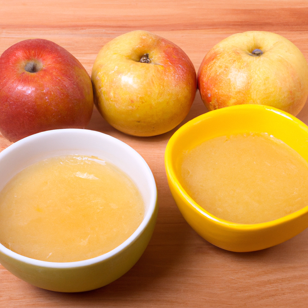 Purè di mela per i più piccoli