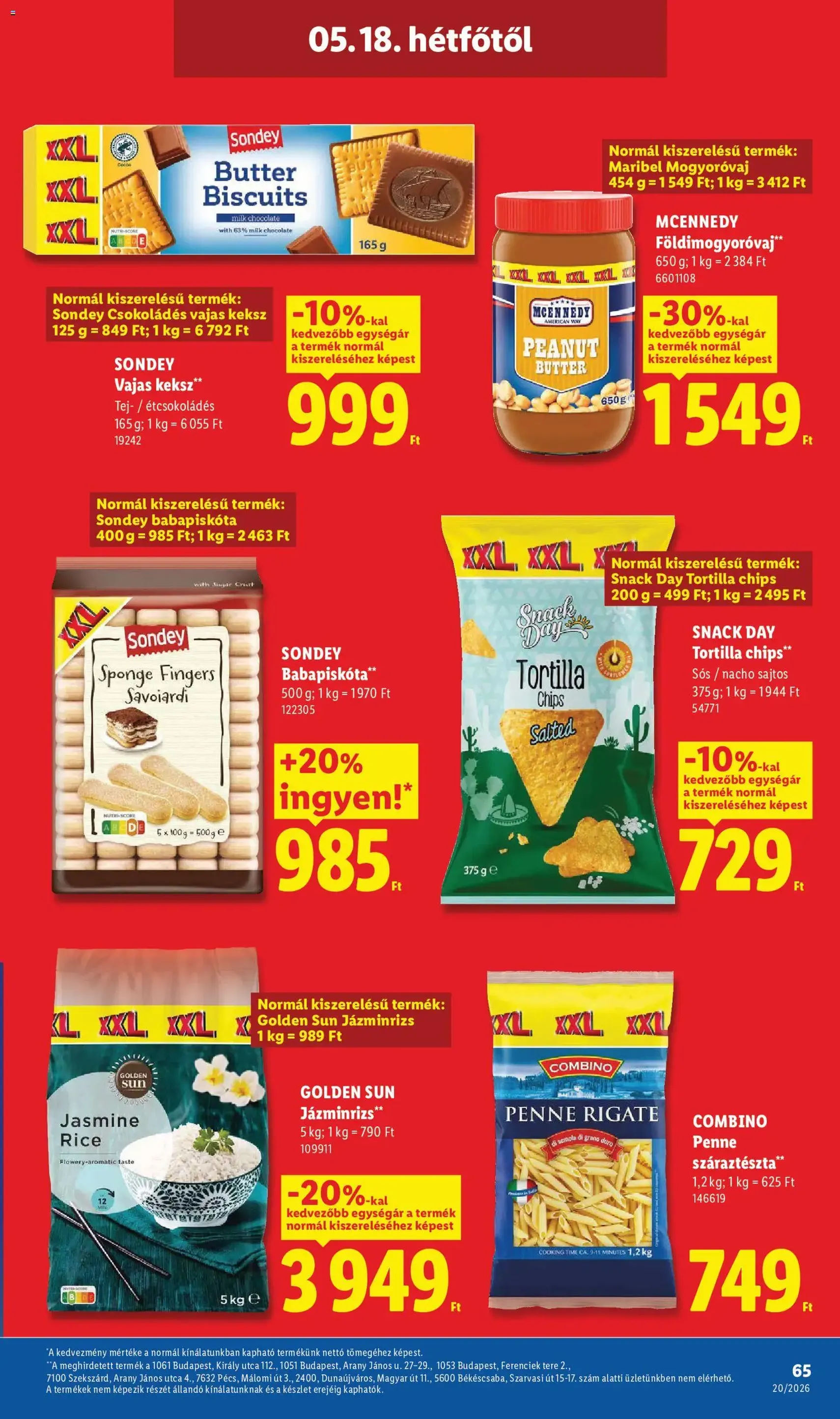Lidl akciós újság - 2026.05.14. érvényes szórólap 65 oldal 68 oldalból