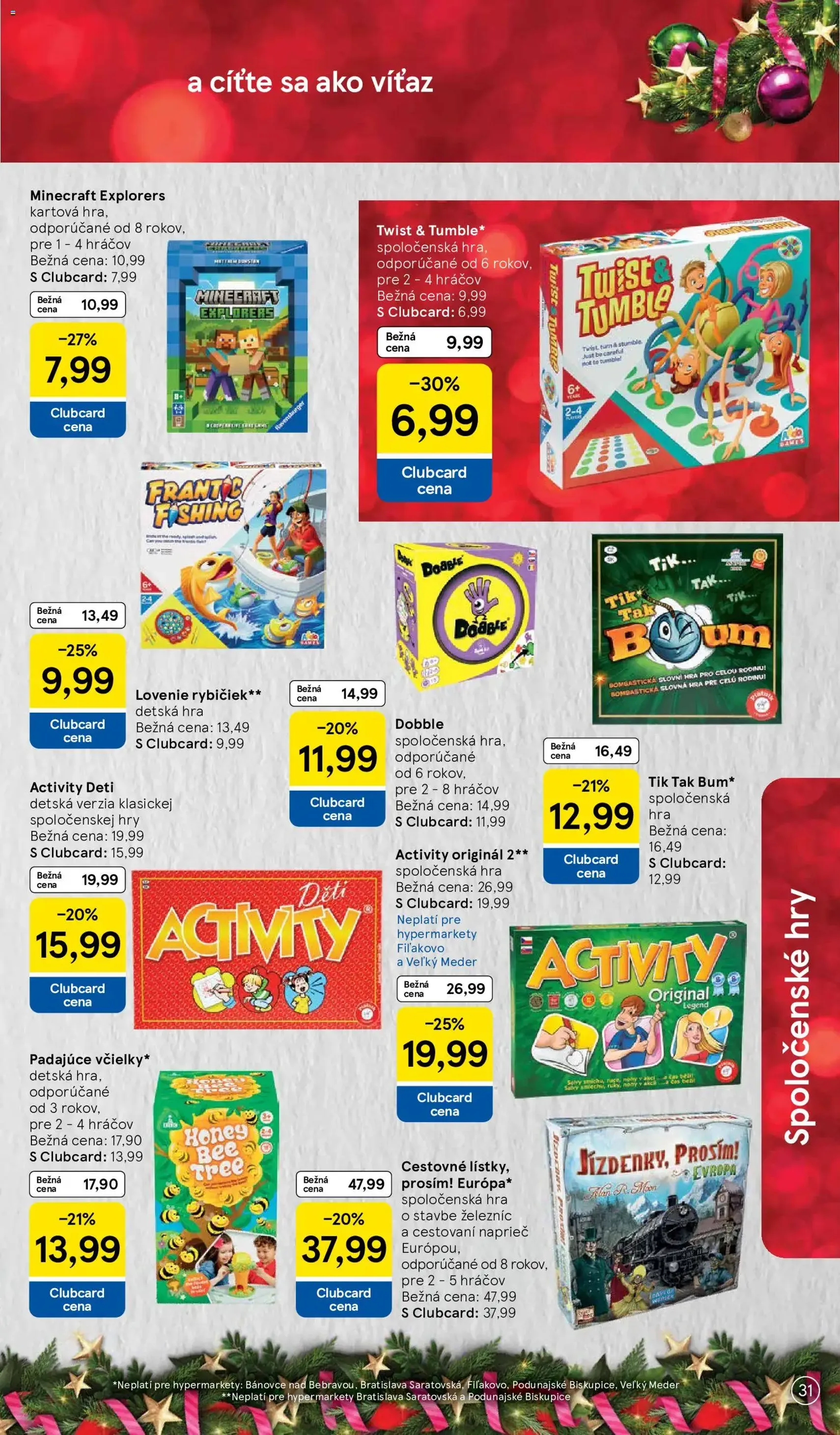 Tesco katalóg hračiek - platný leták od 26.10.2026 strana 31 z 36