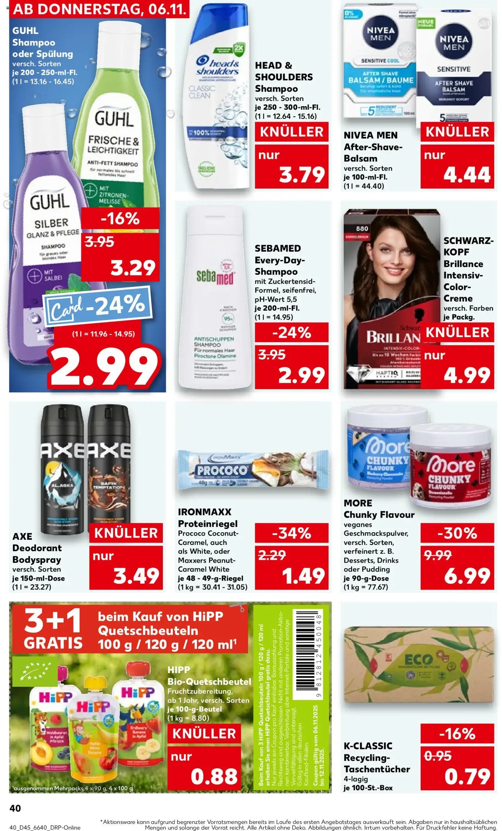 Kaufland Prospekt - Gültiger Prospekt ab 06.11.2025, Seite 40 von insgesamt 64