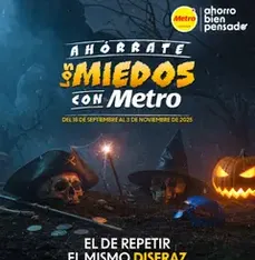 Vista previa del folleto Metro - Catálogo Halloween válido desde 18/09/2025