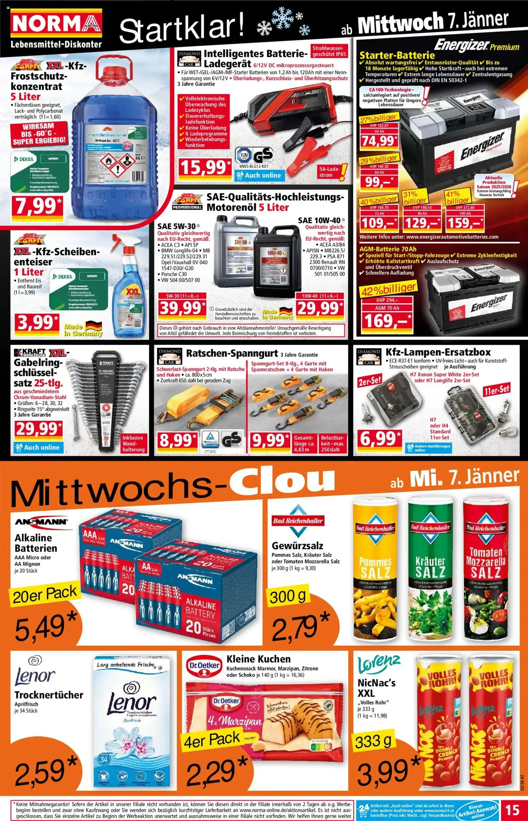 Norma Flugblatt - Gültiger Prospekt ab 05.01.2025, Seite 15 von insgesamt 20