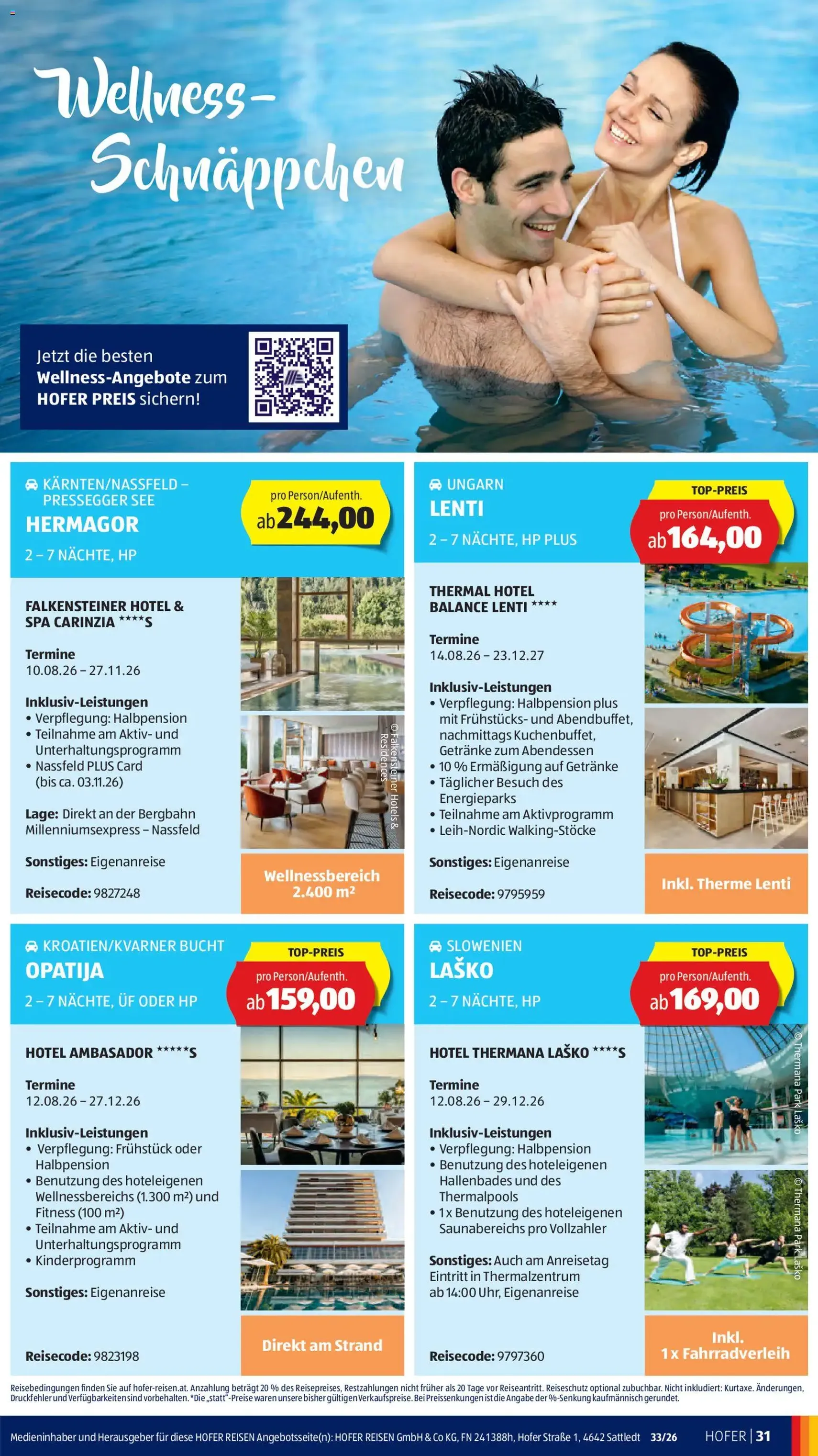 Hofer Flugblatt - Gültiger Prospekt ab 07.08.2026, Seite 45 von insgesamt 47