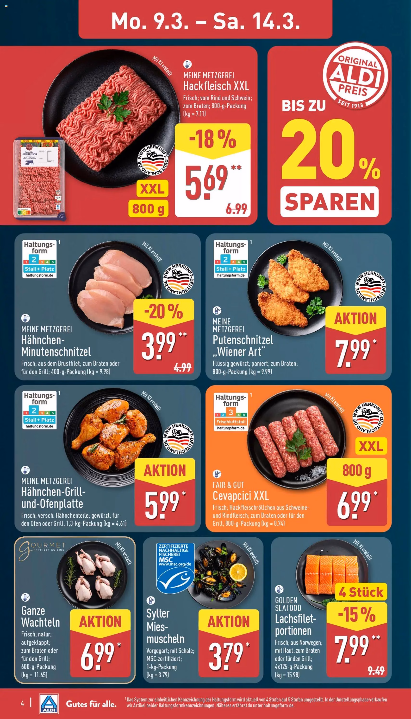 Aldi Prospekt - Gültiger Prospekt ab 09.03.2026, Seite 4 von insgesamt 41