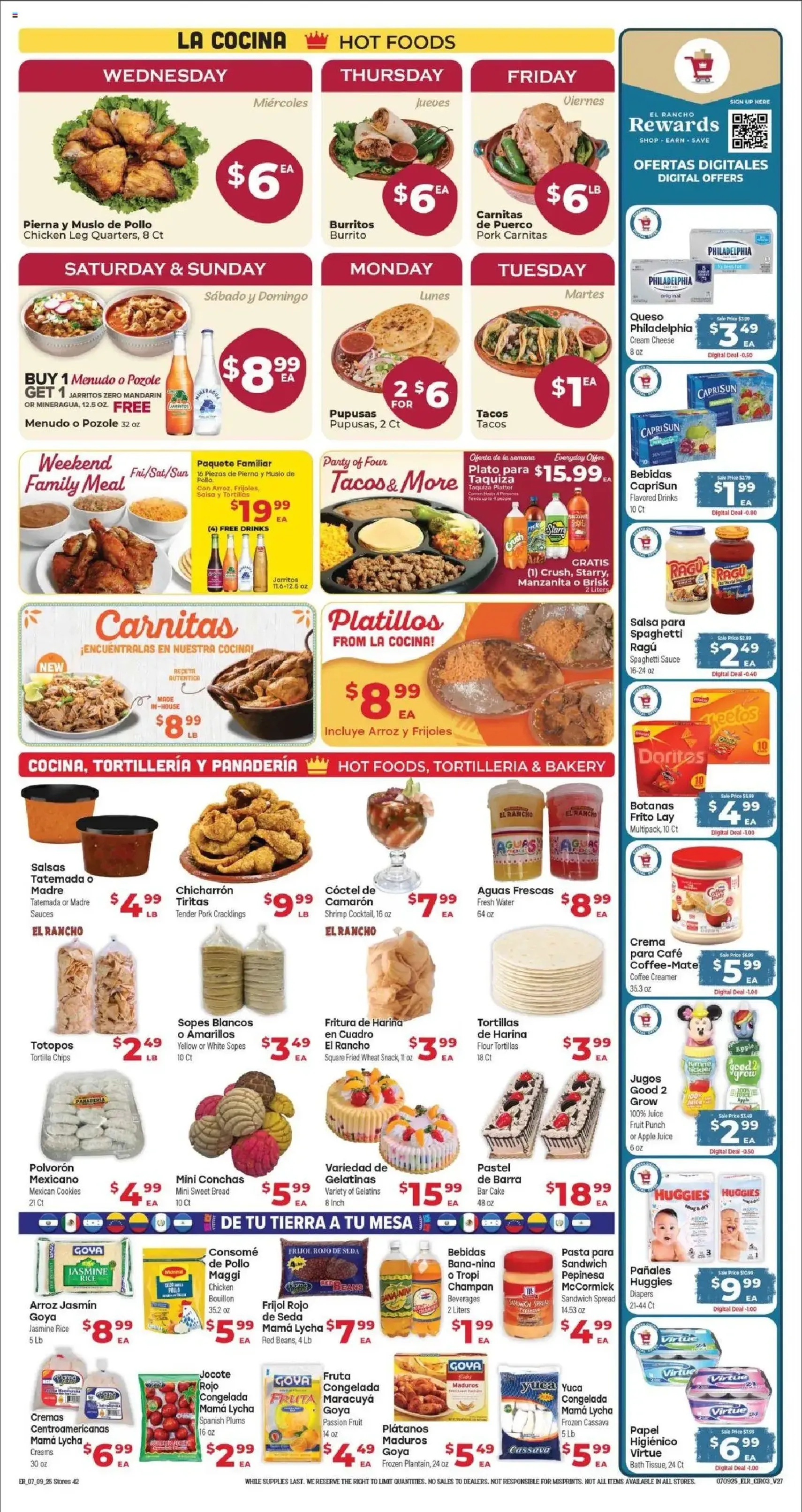 El Rancho Weekly Ad - valid flyer from 07/09/2025, page 3 of 4