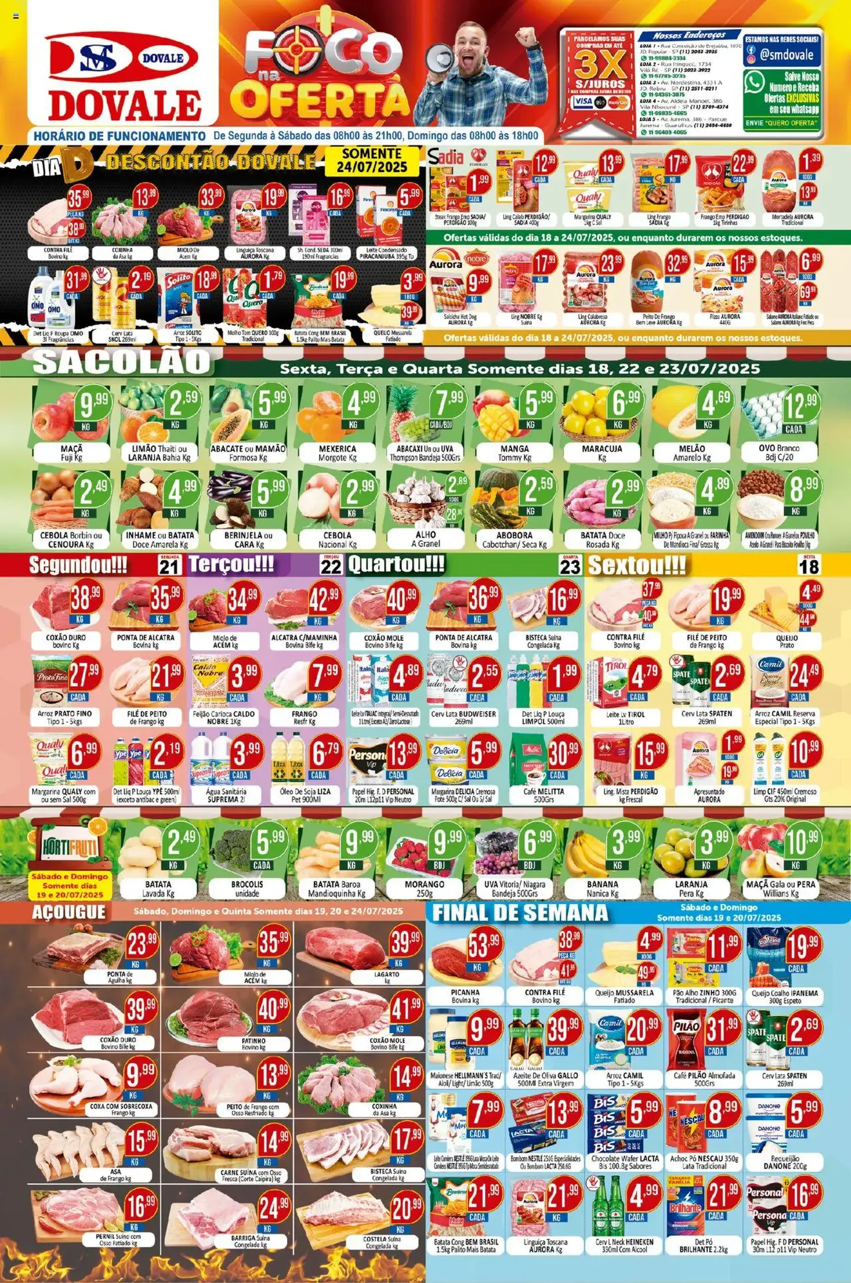 Dovale - Ofertas da semana - folheto válido a partir de 18/07/2025 página 1 de 2