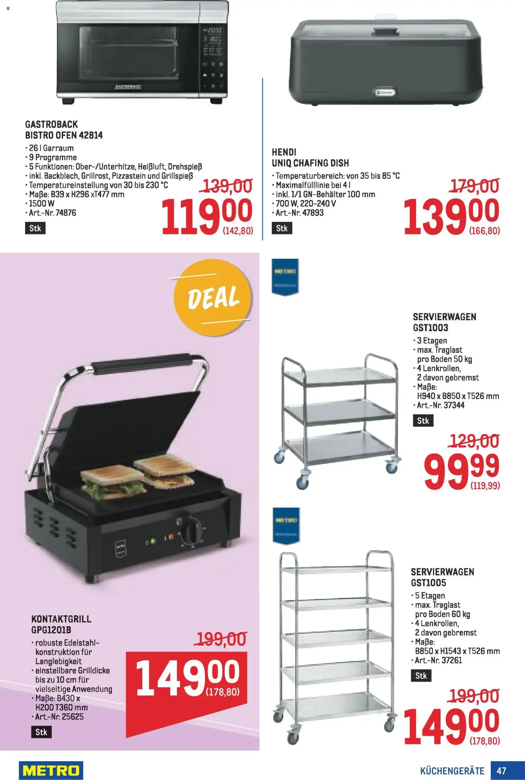 Metro angebote Profi - Gültiger Prospekt ab 13.11.2025, Seite 47 von insgesamt 64