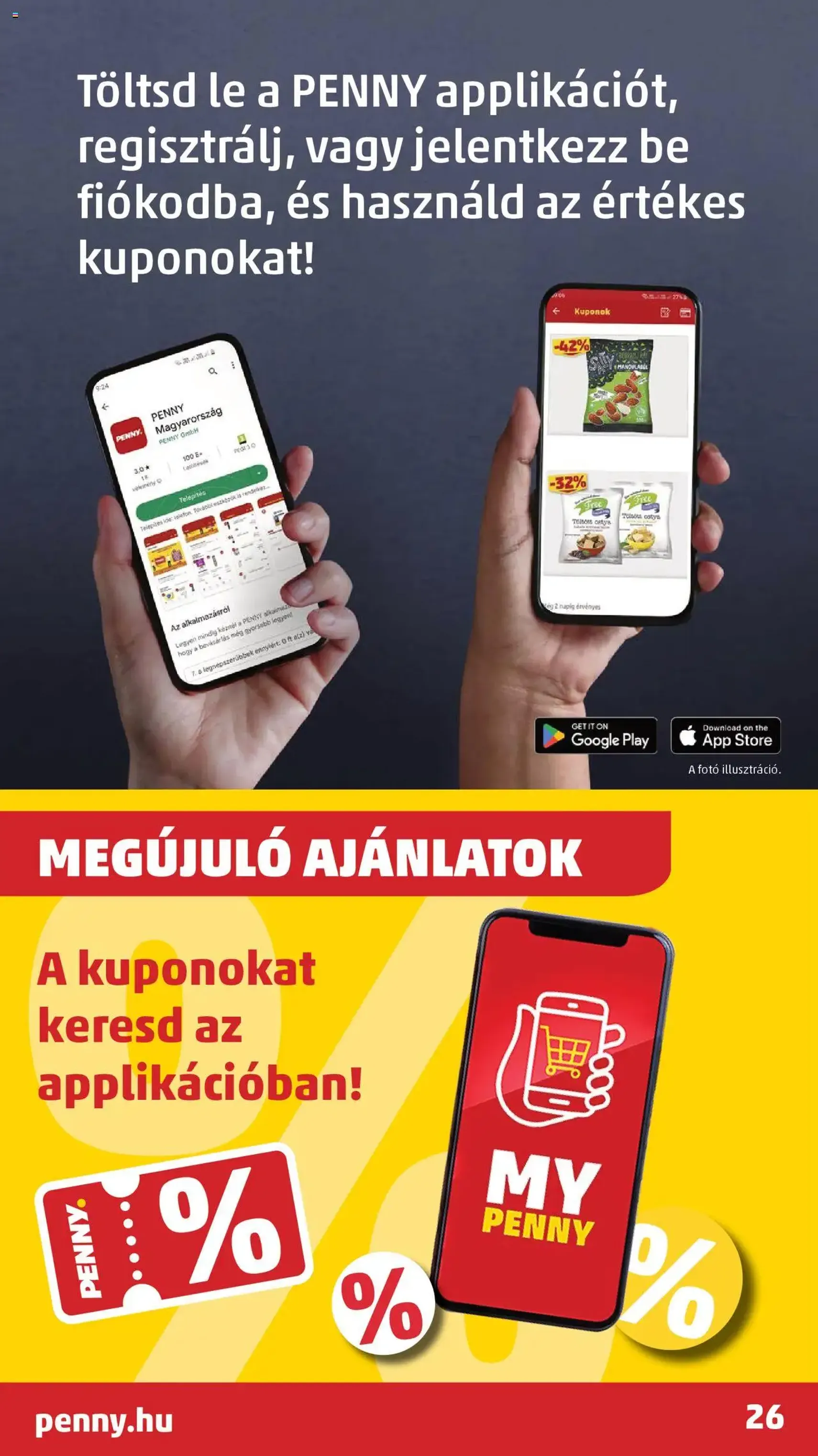 PENNY Akciós újság - 2025.10.16. érvényes szórólap 30 oldal 42 oldalból PENNY Akciós újság - 2025.10.16. érvényes szórólap 30 oldal 42 oldalból