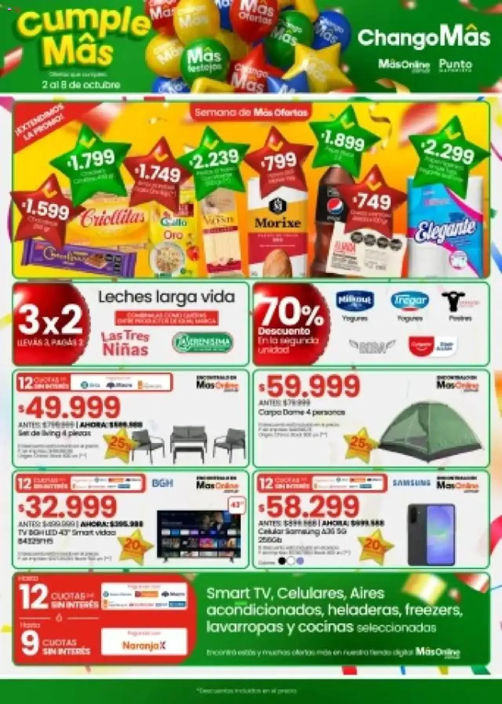 Changomas ofertas - folleto válido desde 02/10/2025 página 1 de 17
