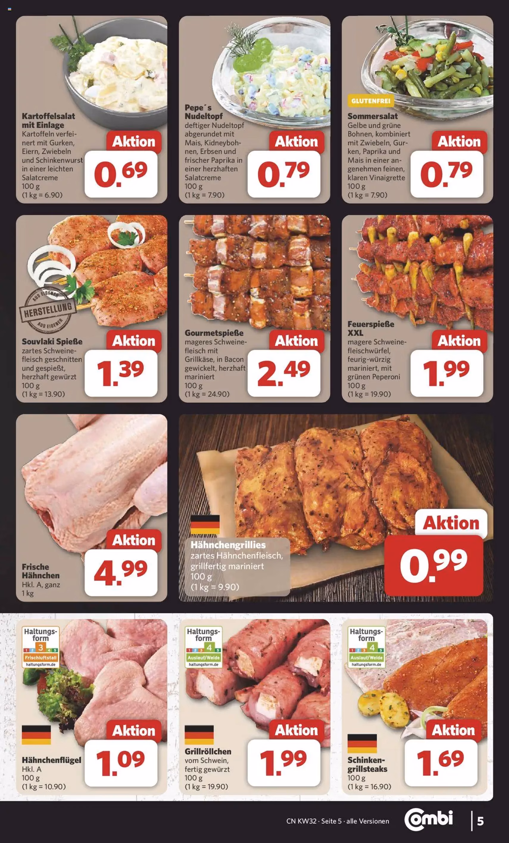 Combi Prospekt - Gültiger Prospekt ab 03.08.2025, Seite 5 von insgesamt 35 Combi Prospekt - Gültiger Prospekt ab 03.08.2025, Seite 5 von insgesamt 35