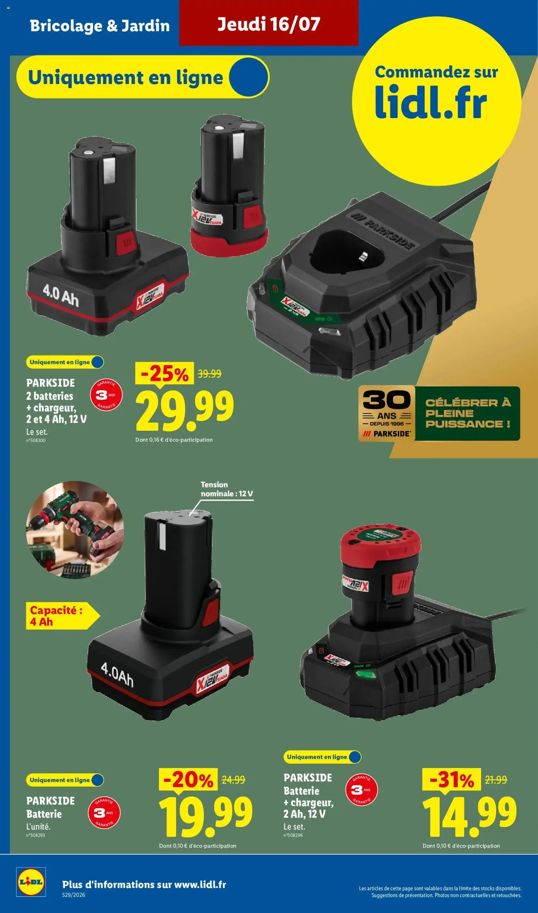 LIDL catalogue - brochure valable à partir du 16/07/2026, page 40 sur 61