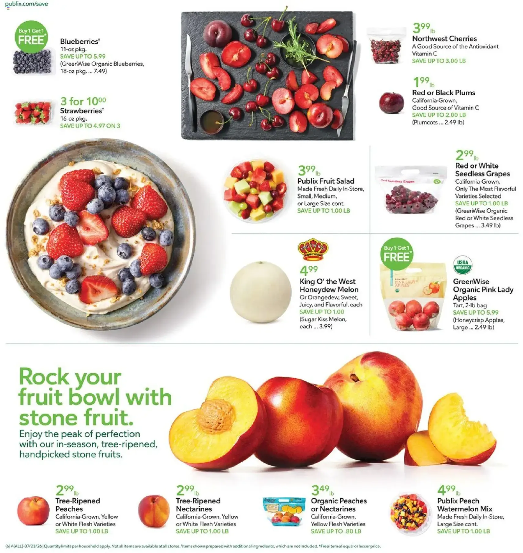 Publix Weekly Ad - valid flyer from 07/22/2026, page 6 of 17