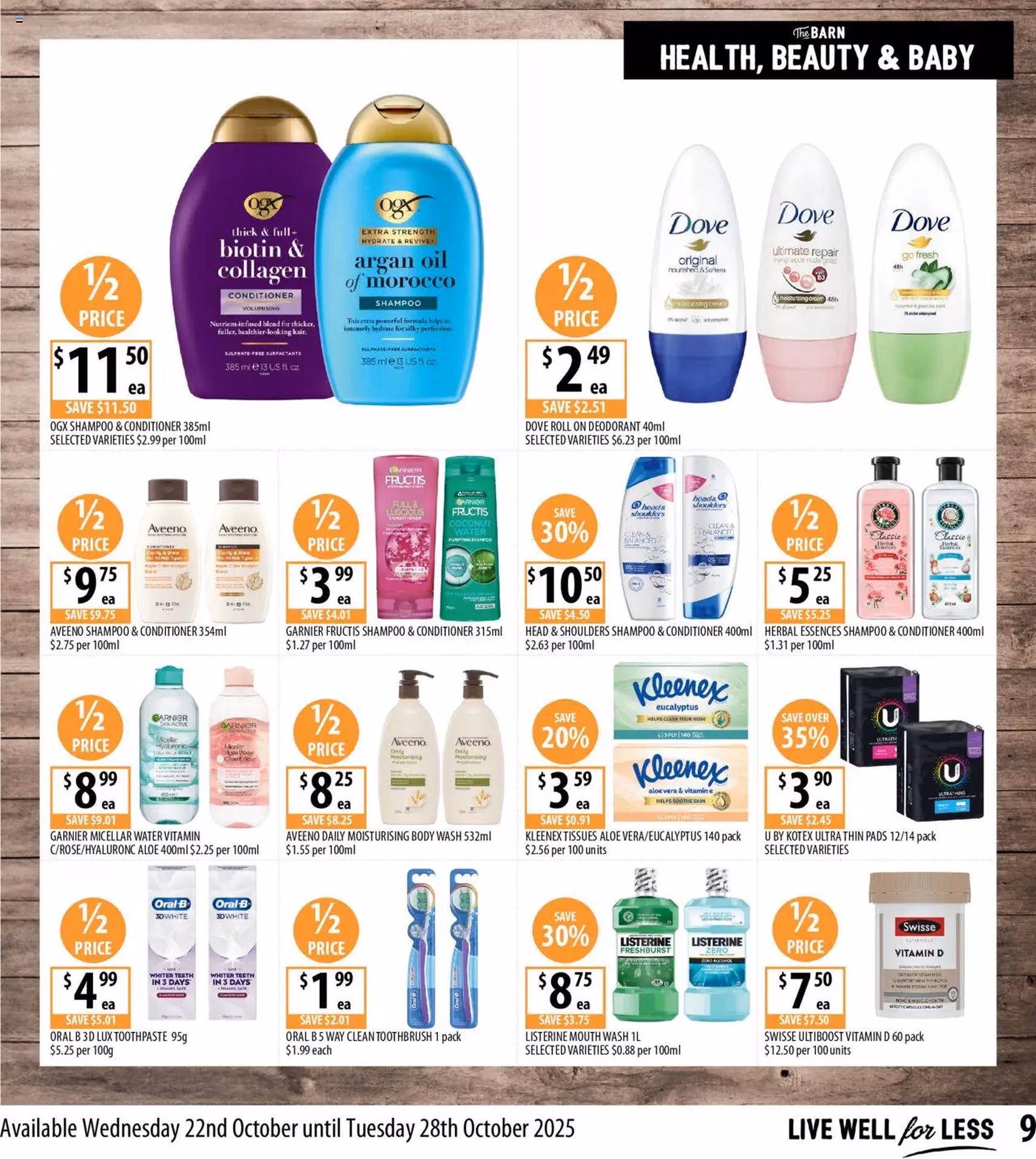 Supabarn Catalogue - valid flyer from 22/10/2025, page 9 of 12 Supabarn Catalogue - valid flyer from 22/10/2025, page 9 of 12