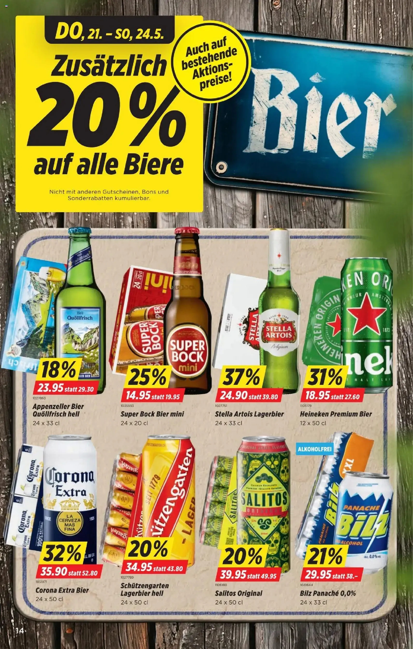 Denner aktionen - Gültiger Prospekt ab 21.05.2026, Seite 14 von insgesamt 22