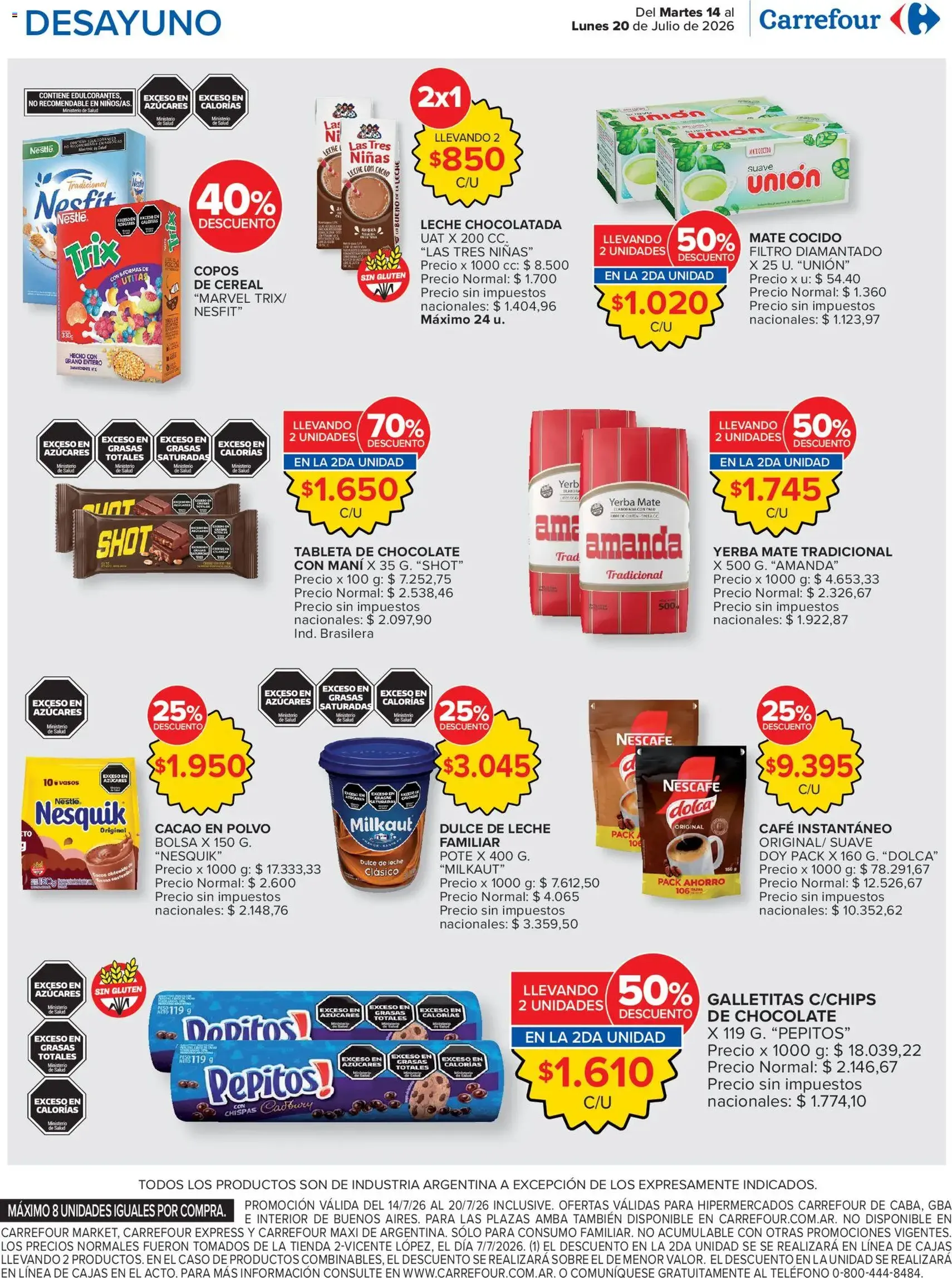 Carrefour ofertas - folleto válido desde 14/07/2026 página 9 de 33