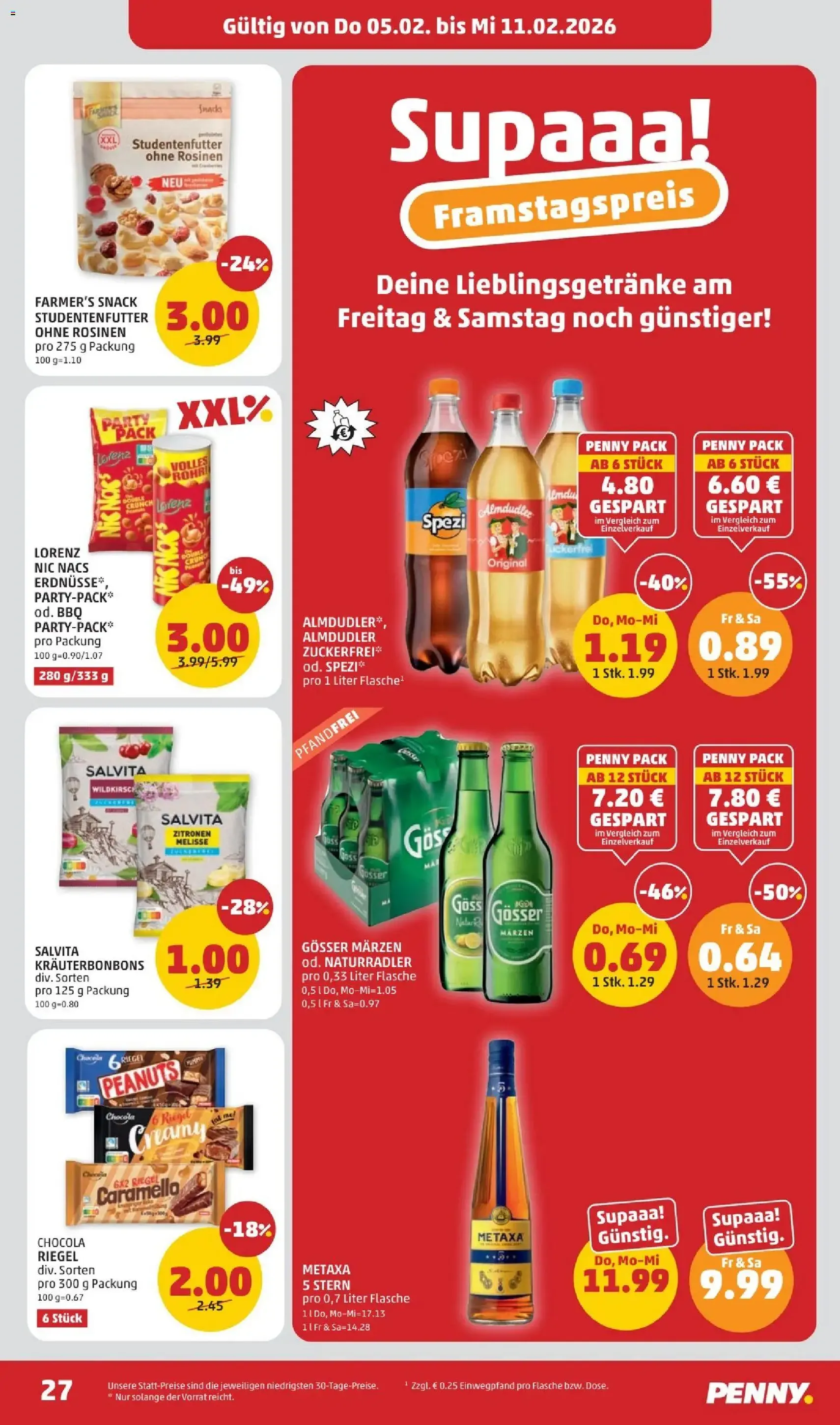 Penny Markt Flugblatt - Gültiger Prospekt ab 05.02.2026, Seite 27 von insgesamt 32