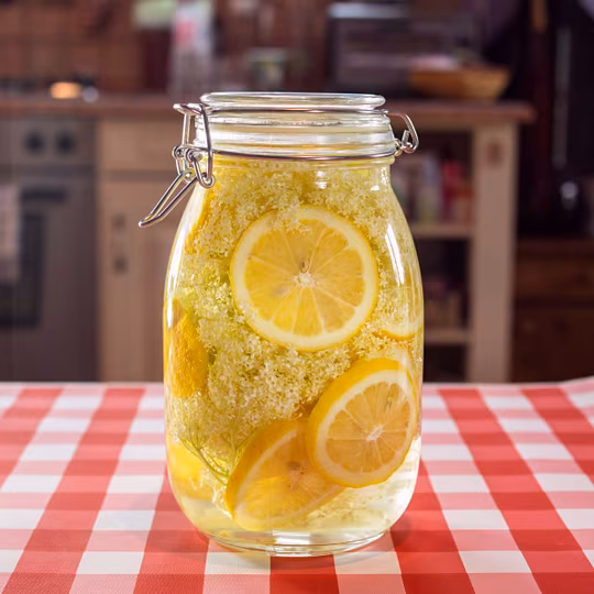 Anteprima ricetta Sciroppo di sambuco senza cottura
