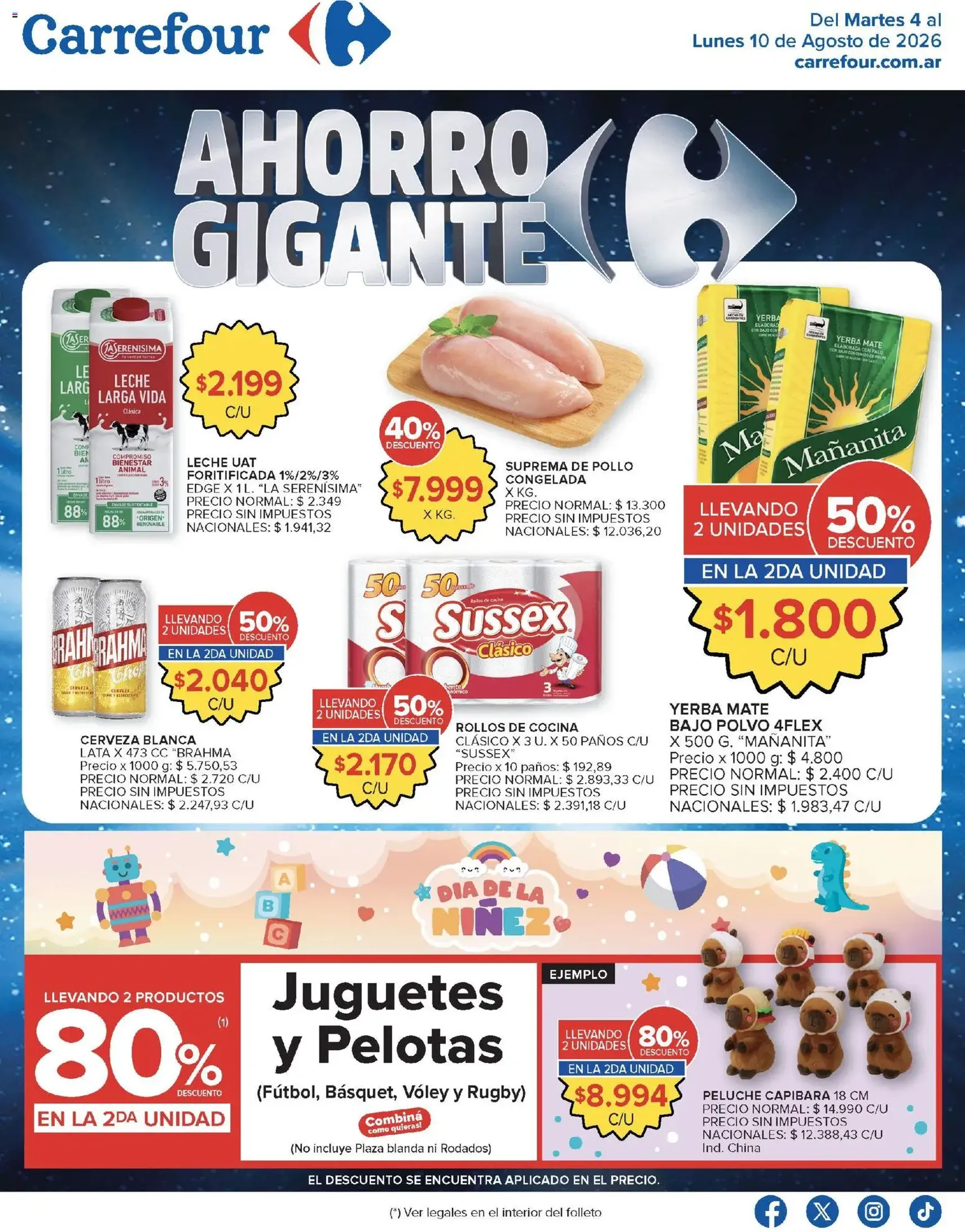 Carrefour ofertas - folleto válido desde 04/08/2026 página 2 de 55