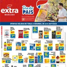 Extra - Ofertas de Mercado - pré-visualização do folheto, válido a partir de 22/07/2025