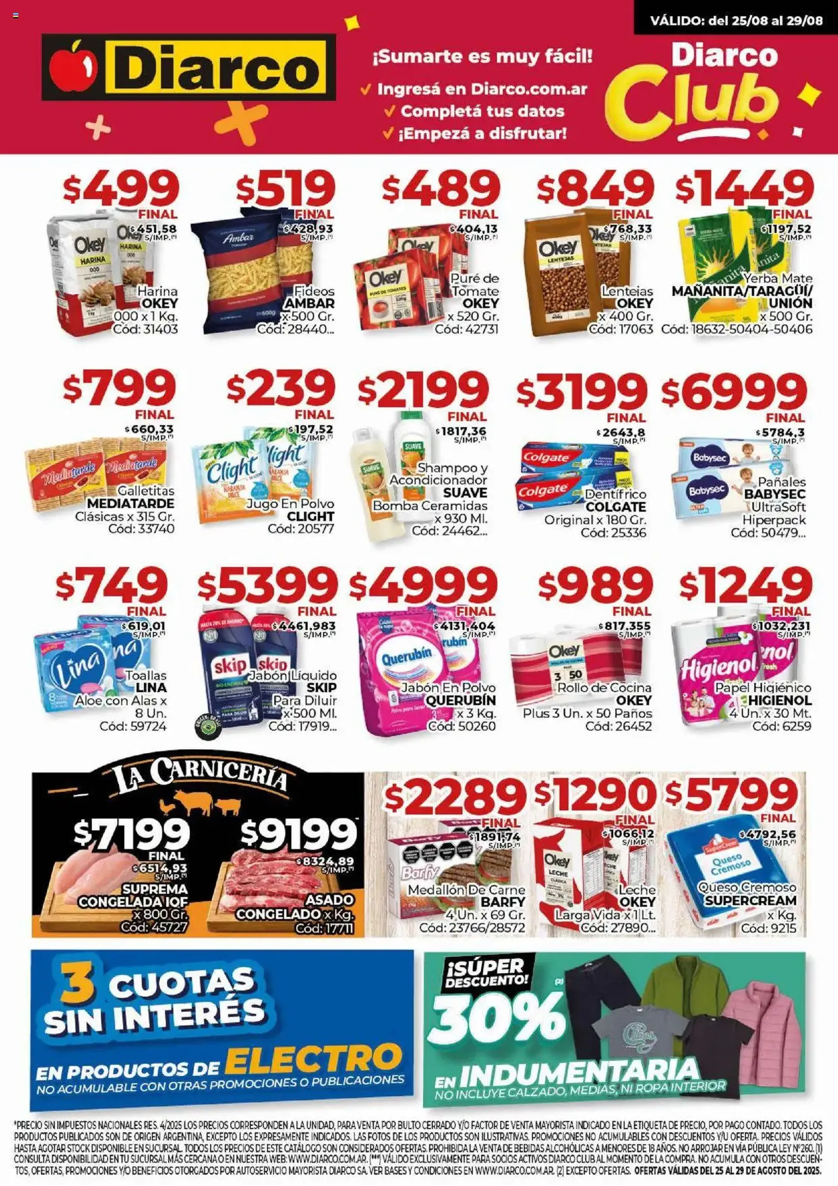 Diarco ofertas - folleto válido desde 25/08/2025 página 1 de 22