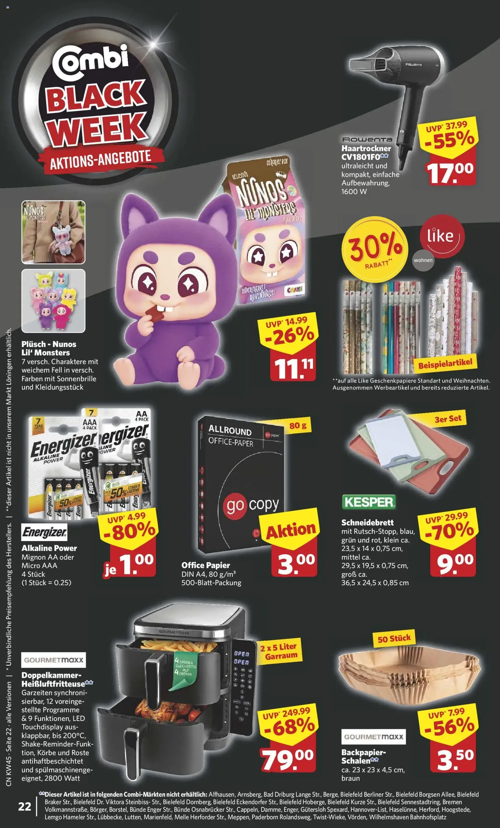 Combi - Black Friday - Gültiger Prospekt ab 03.11.2025, Seite 24 von insgesamt 32 Combi - Black Friday - Gültiger Prospekt ab 03.11.2025, Seite 24 von insgesamt 32