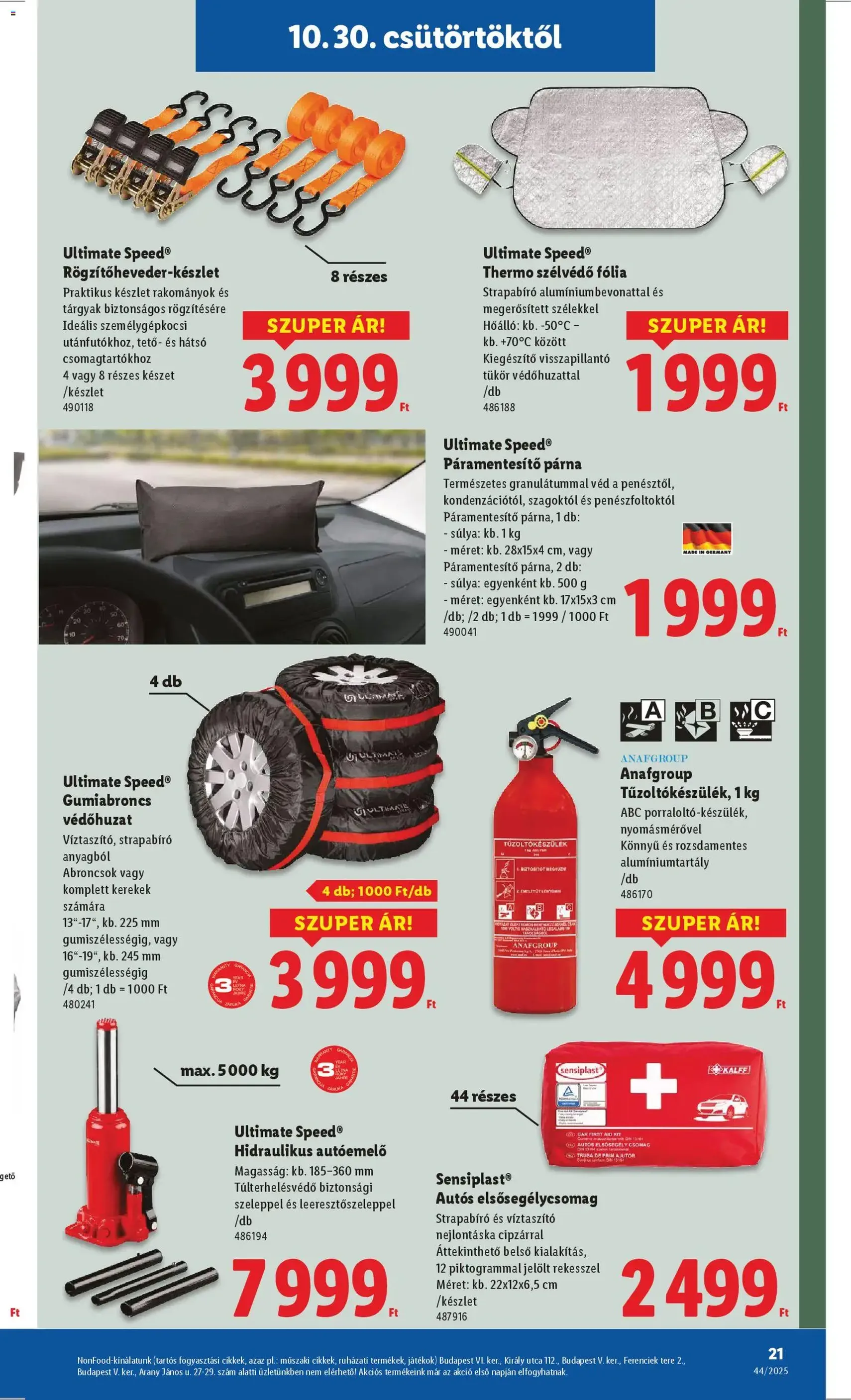 Lidl Akciós újság - 2025.10.30. érvényes szórólap 21 oldal 66 oldalból Lidl Akciós újság - 2025.10.30. érvényes szórólap 21 oldal 66 oldalból