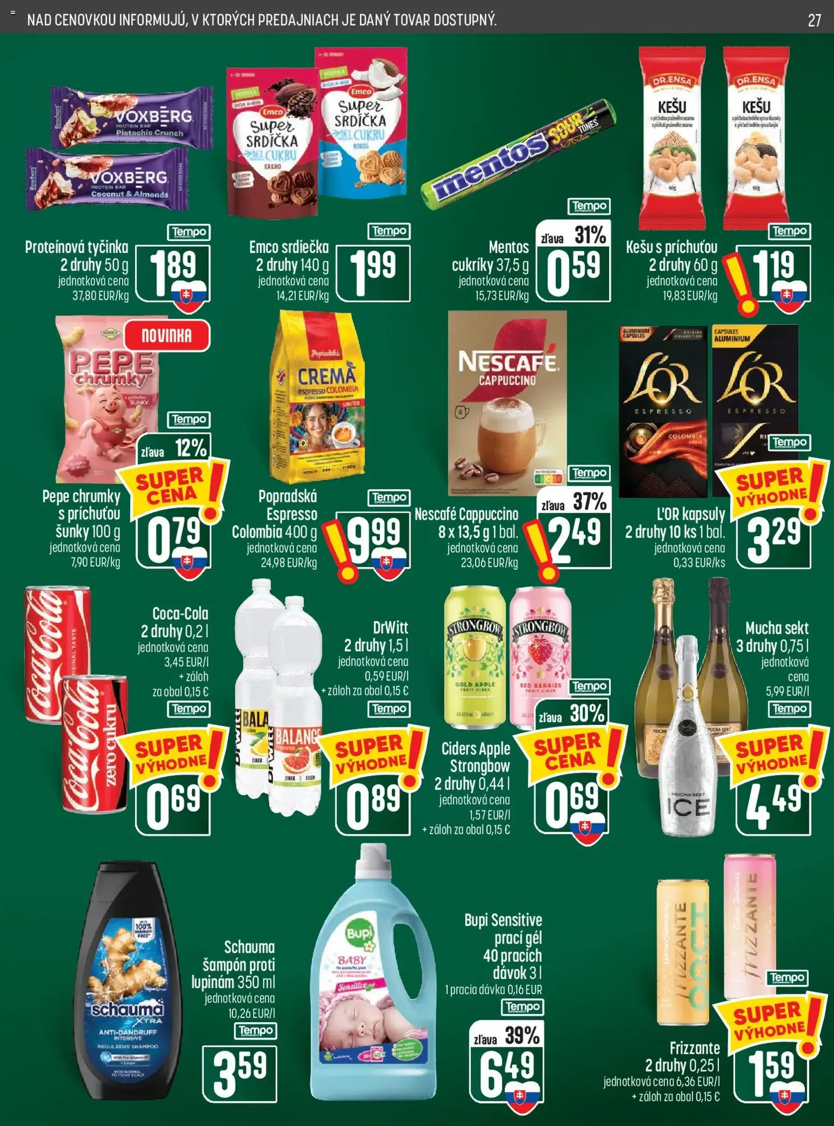 COOP Jednota leták - platný leták od 01.10.2026 strana 27 z 28