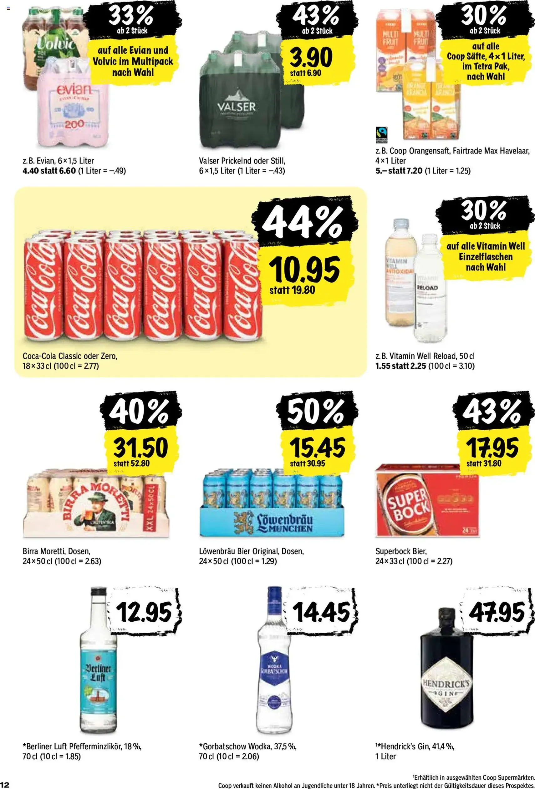 Coop aktionen - Gültiger Prospekt ab 16.07.2026, Seite 12 von insgesamt 24