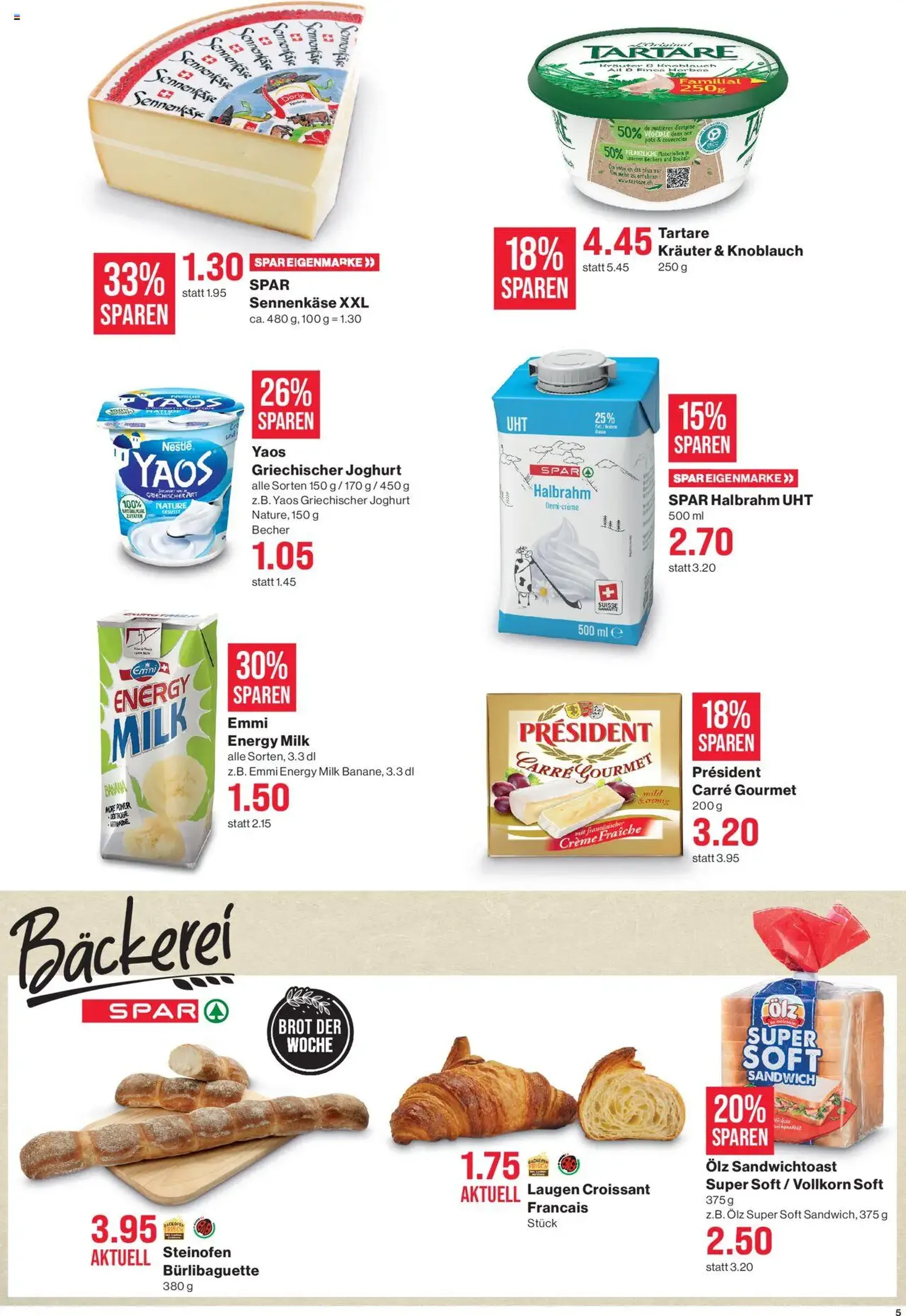 SPAR Aktionen - Gültiger Prospekt ab 28.08.2025, Seite 5 von insgesamt 24 SPAR Aktionen - Gültiger Prospekt ab 28.08.2025, Seite 5 von insgesamt 24