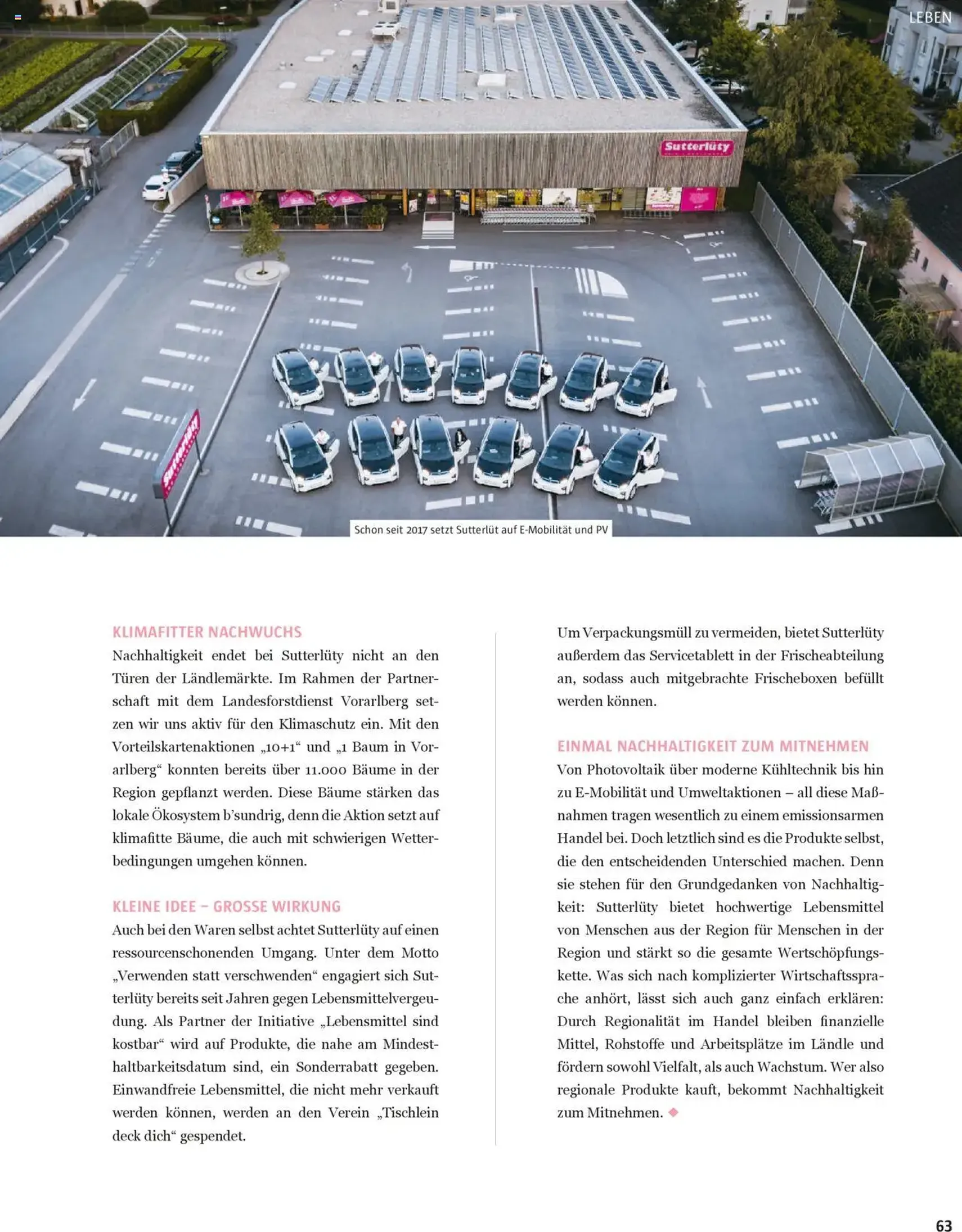 Sutterlüty B’sundrig Magazine - Gültiger Prospekt ab 18.06.2025, Seite 63 von insgesamt 116 Sutterlüty B’sundrig Magazine - Gültiger Prospekt ab 18.06.2025, Seite 63 von insgesamt 116