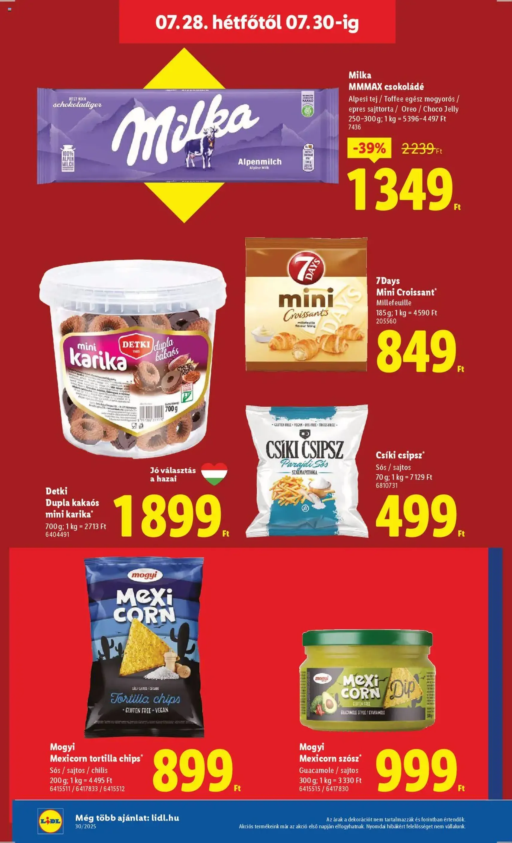 Lidl Akciós újság - 2025.07.24. érvényes szórólap 52 oldal 62 oldalból Lidl Akciós újság - 2025.07.24. érvényes szórólap 52 oldal 62 oldalból