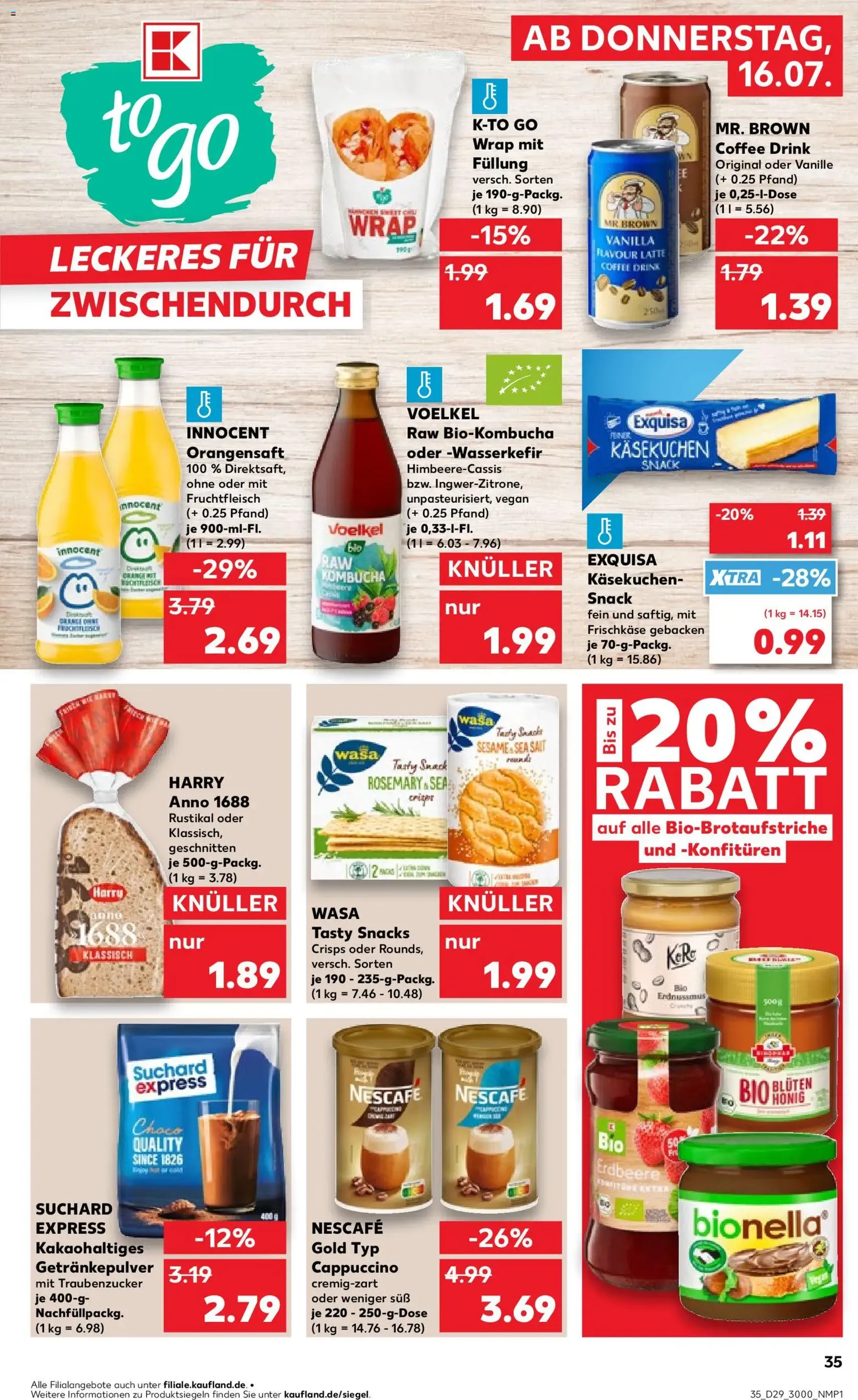 Kaufland DE -DE Folder - geldige folder vanaf 16-07-2026 pagina 35 van 56