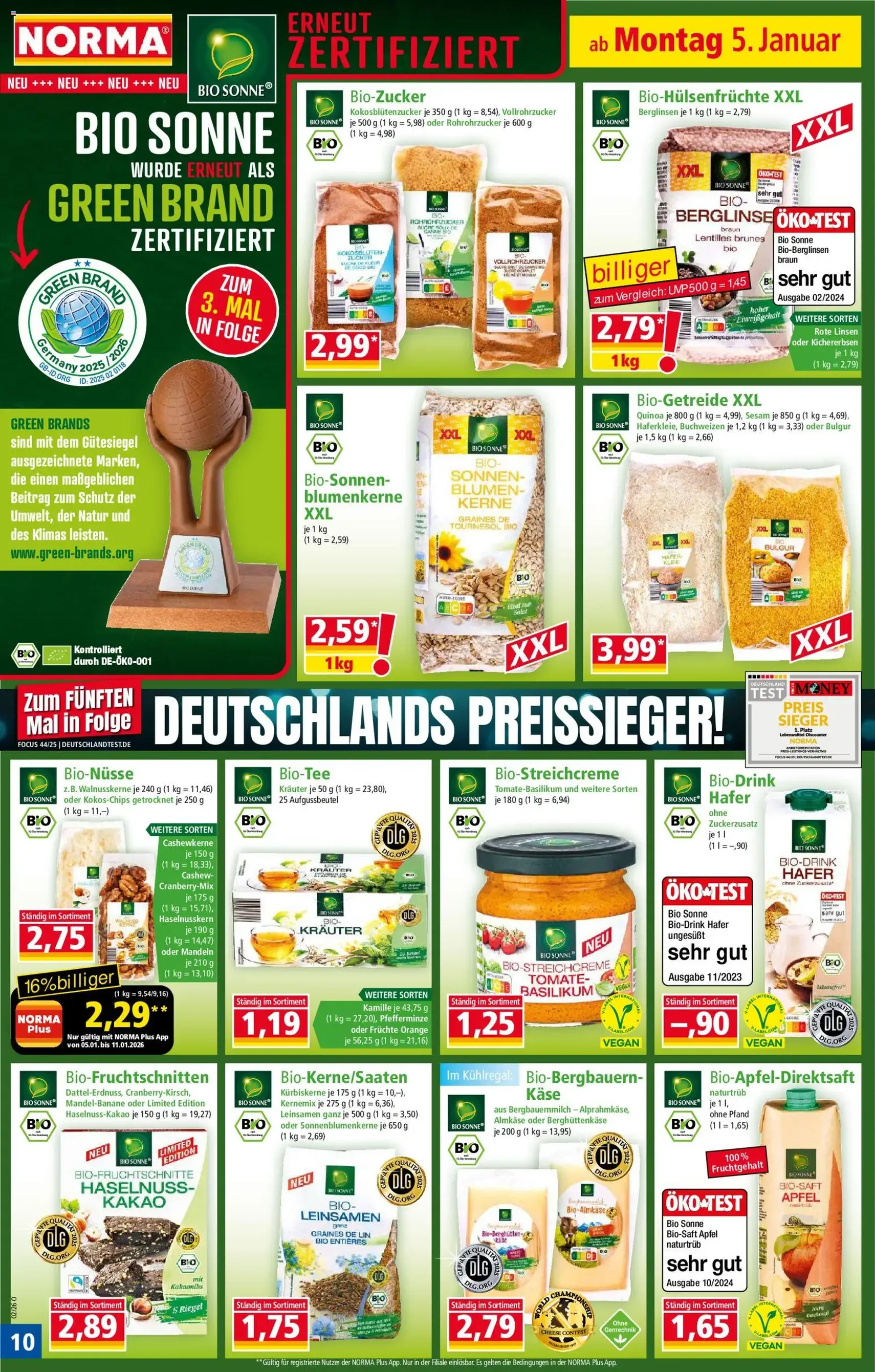 Norma Prospekt - Gültiger Prospekt ab 05.01.2026, Seite 10 von insgesamt 20
