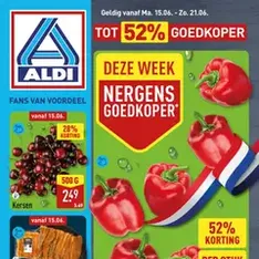 Aldi folder week 25 - voorvertoning van de folder geldig vanaf 15-06-2026