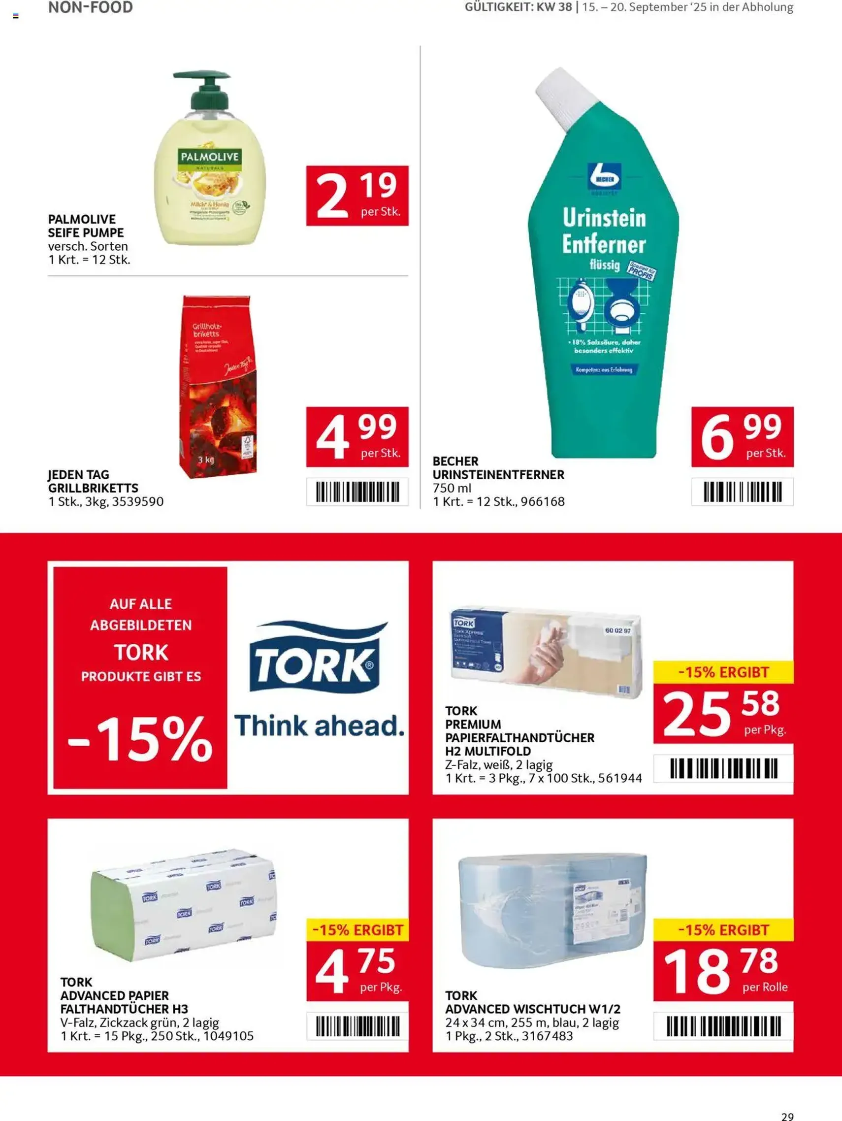 Transgourmet Flugblatt - Gültiger Prospekt ab 14.09.2025, Seite 29 von insgesamt 36 Transgourmet Flugblatt - Gültiger Prospekt ab 14.09.2025, Seite 29 von insgesamt 36