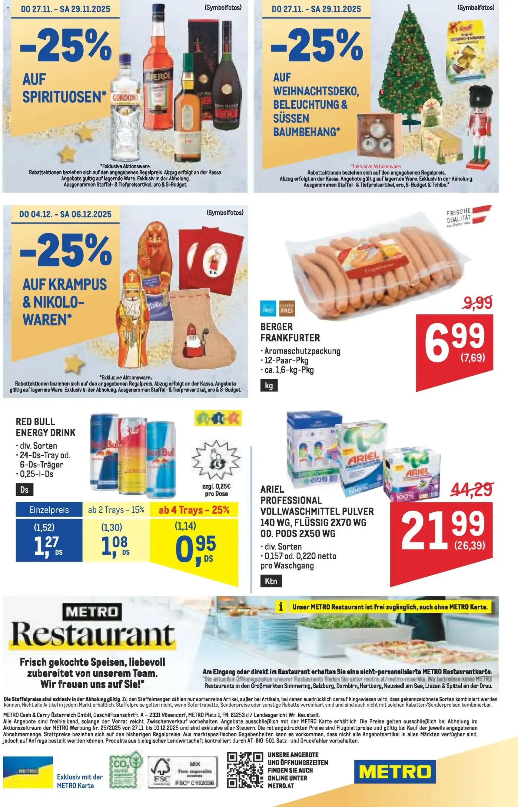 Metro angebote Profi - Gültiger Prospekt ab 27.11.2025, Seite 64 von insgesamt 64