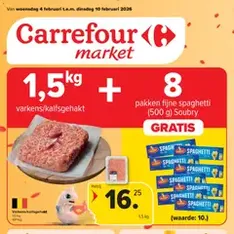 Carrefour market folder week 6 - voorvertoning van de folder geldig vanaf 04/02/2026