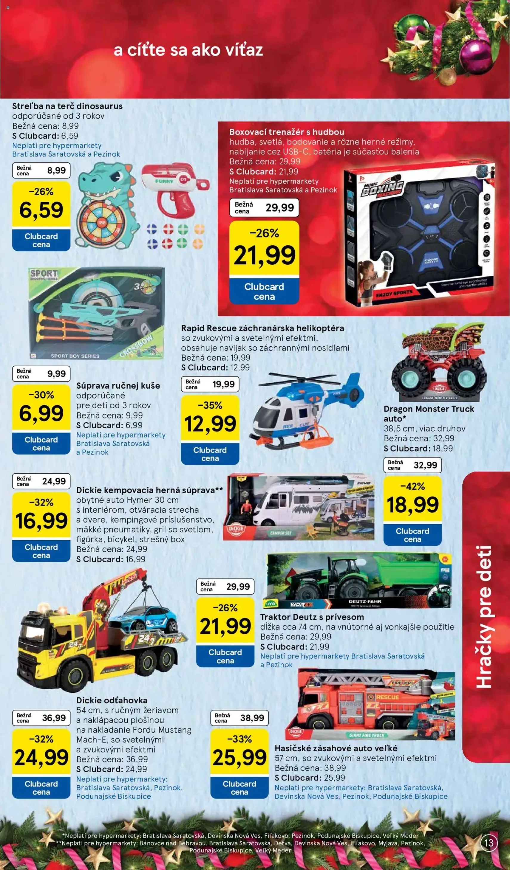 Tesco katalóg hračiek - platný leták od 26.10.2026 strana 13 z 36