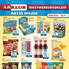 ÁRKLUB akciós újság - szórólap előnézete érvényes 2026.05.01. -tól