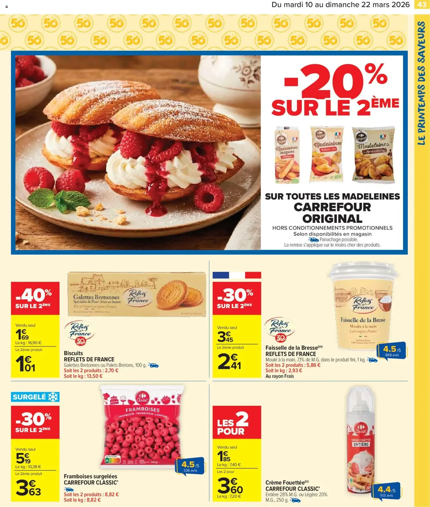 Carrefour Market catalogue semaine 11 - brochure valable à partir du 10/03/2026, page 45 sur 62