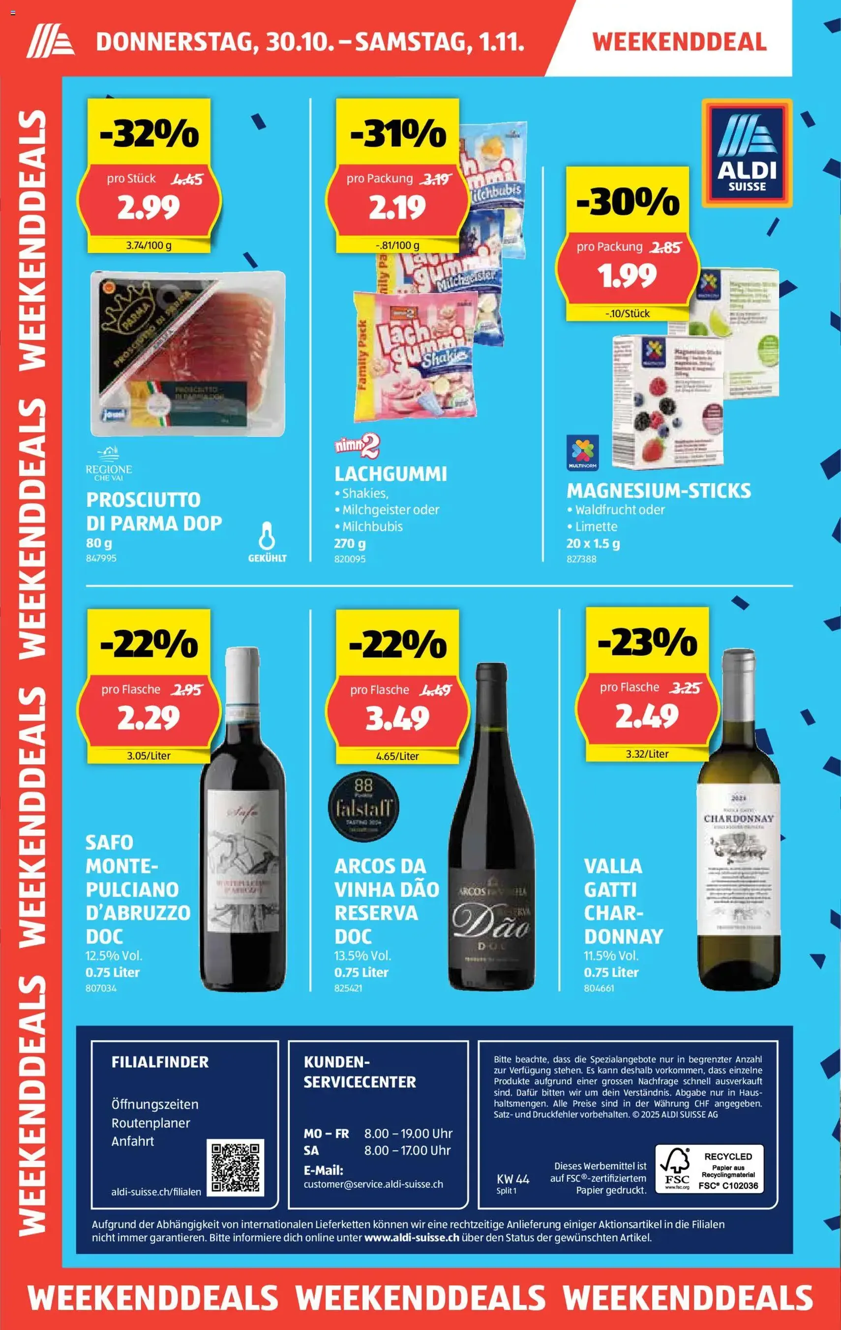 Aldi Aktionen - Gültiger Prospekt ab 30.10.2025, Seite 2 von insgesamt 36 Aldi Aktionen - Gültiger Prospekt ab 30.10.2025, Seite 2 von insgesamt 36