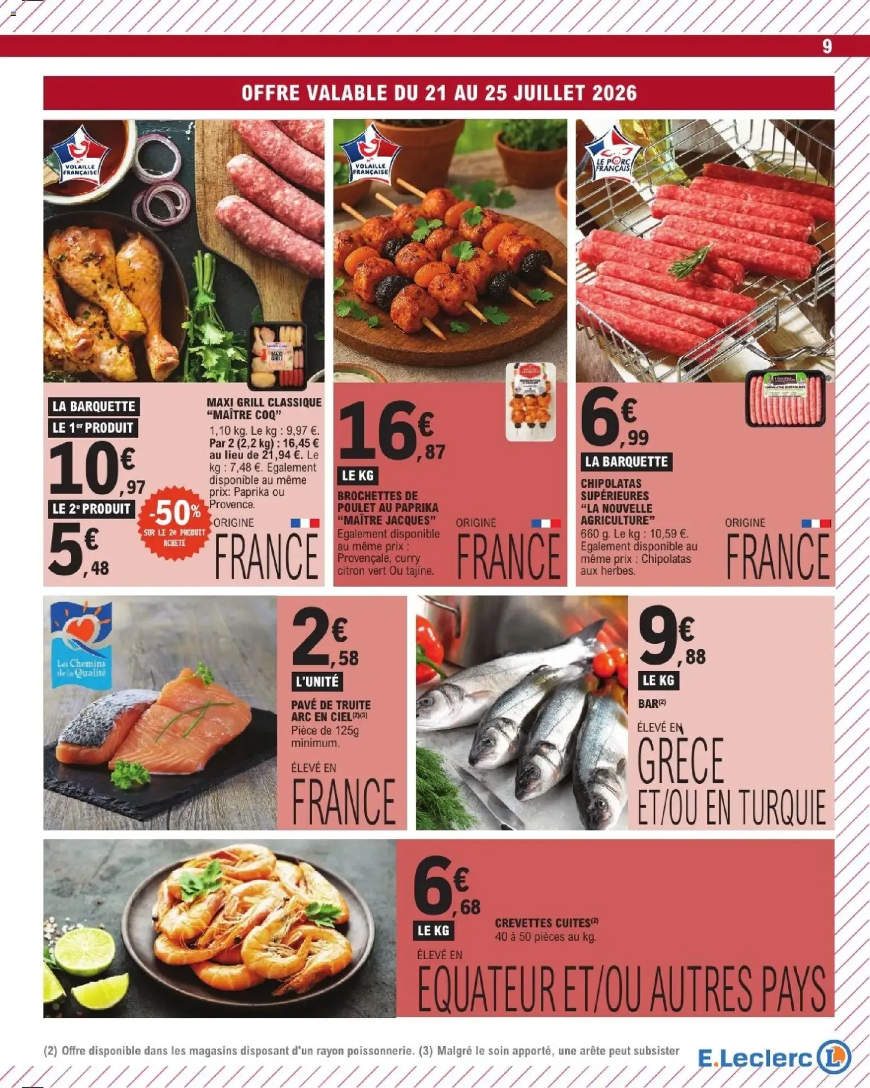 E.Leclerc catalogue - brochure valable à partir du 21/07/2026, page 9 sur 28
