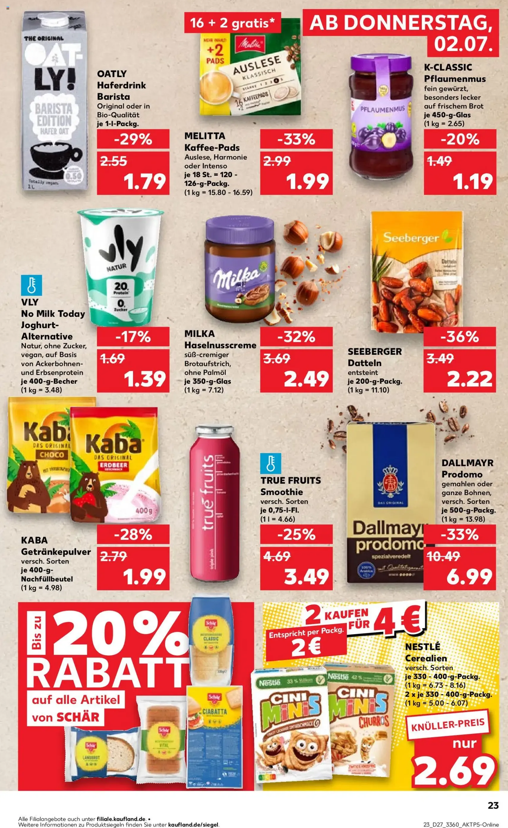 Kaufland Prospekt - Gültiger Prospekt ab 02.07.2026, Seite 23 von insgesamt 64