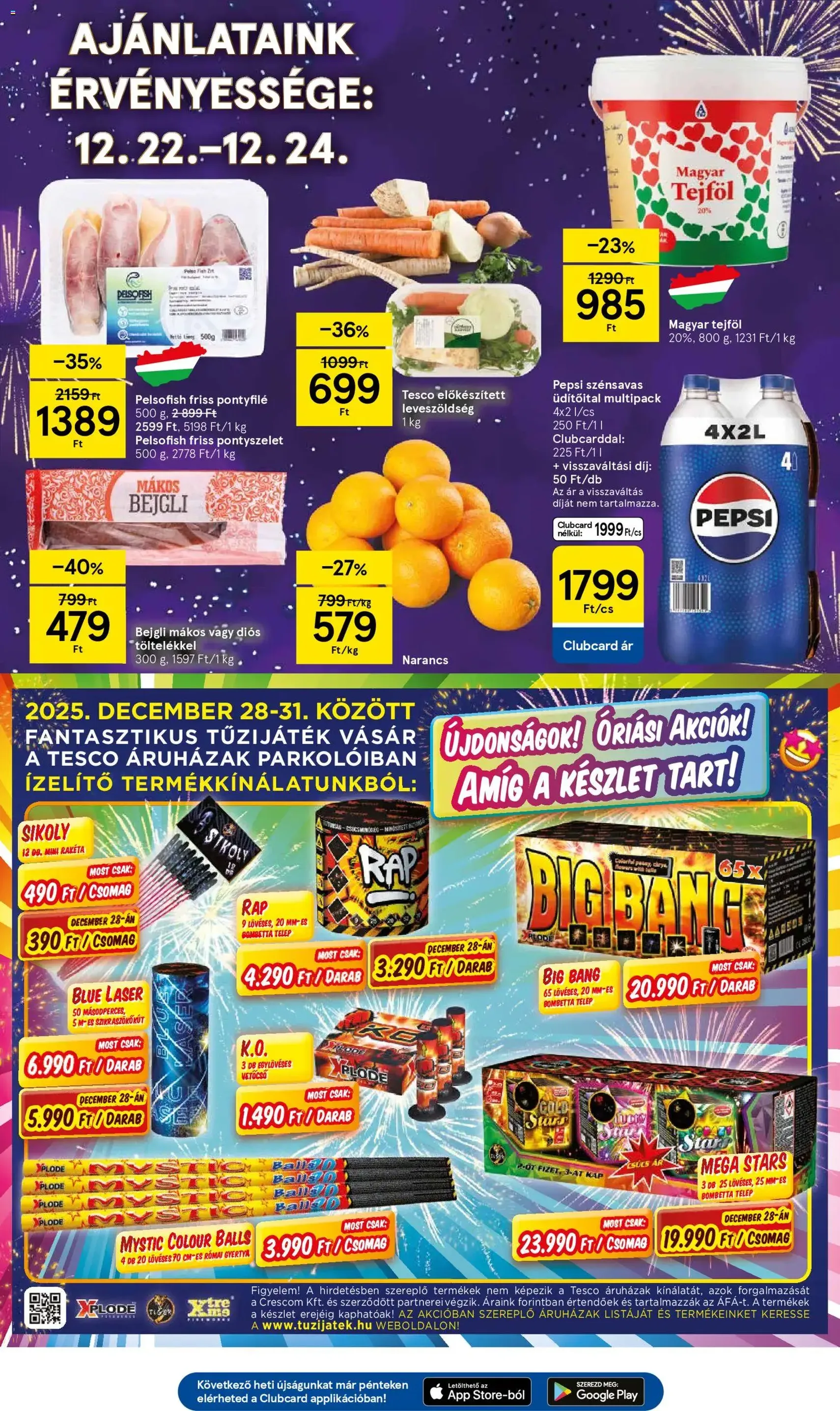 Tesco Hipermarket - Akciós újság - 2025.12.27. érvényes szórólap 12 oldal 30 oldalból