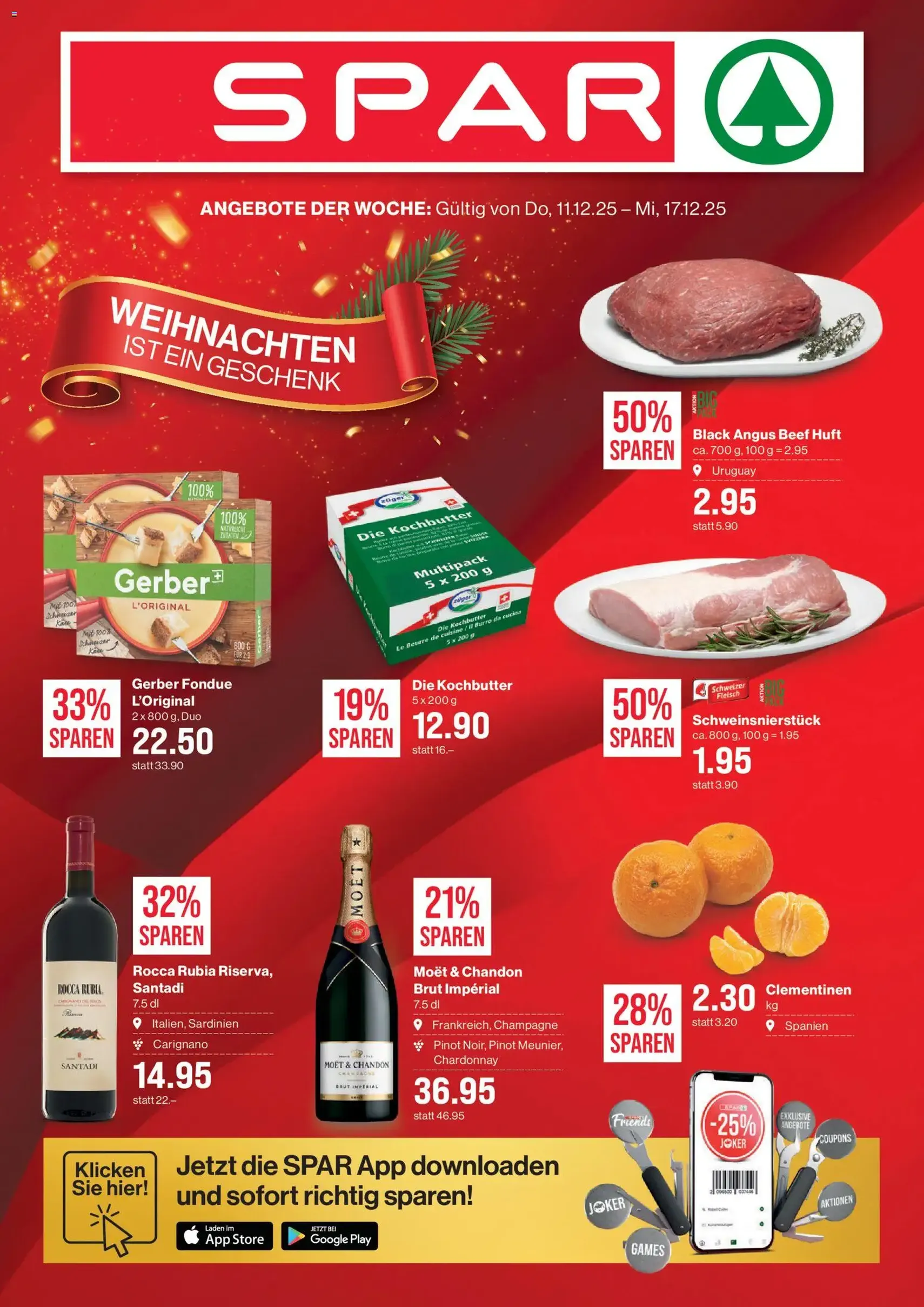 SPAR Aktionen - Gültiger Prospekt ab 11.12.2025, Seite 1 von insgesamt 24